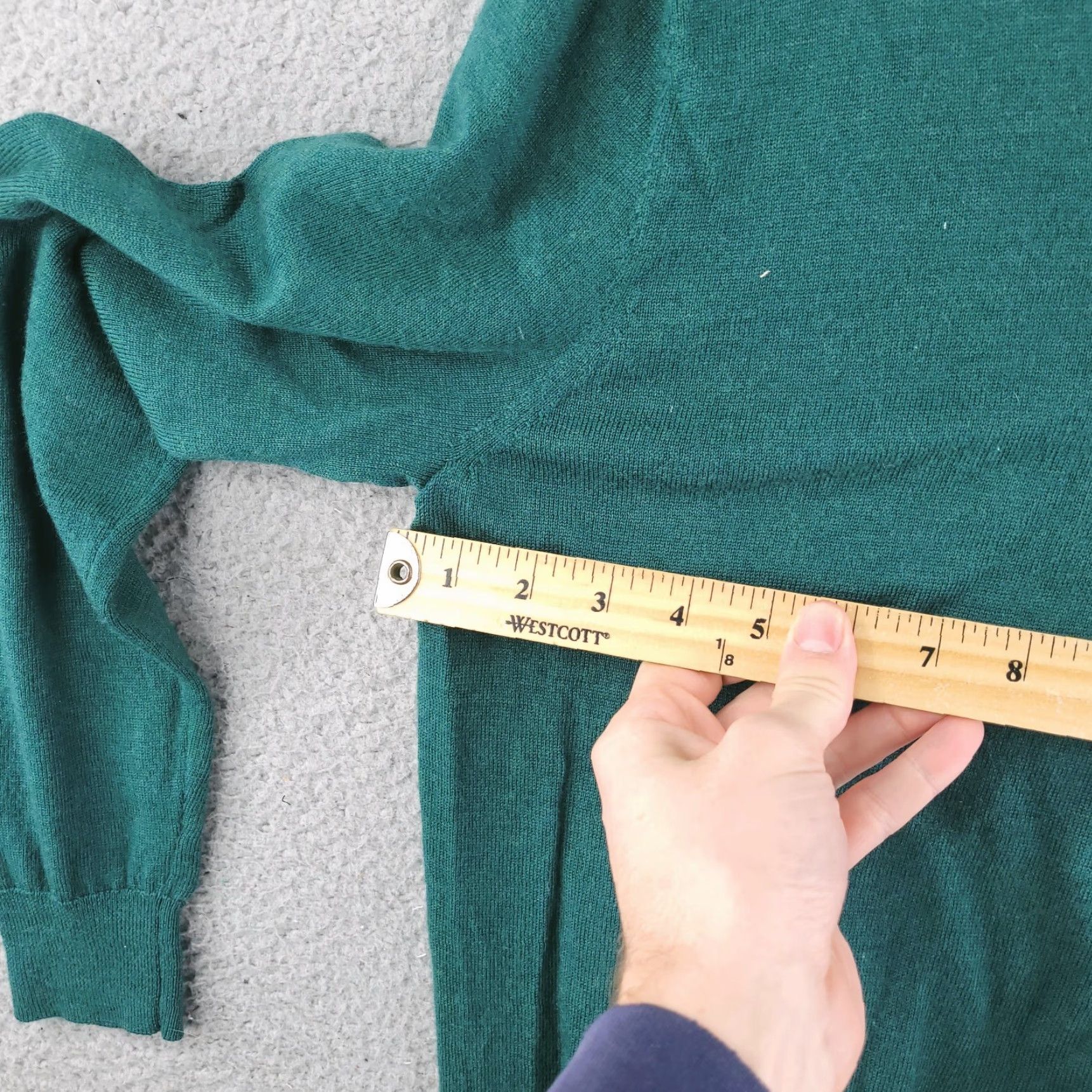 Jos. A. Bank Jos A Bank Sweater Mens Large Green 100% Merino Wool Stretch Slim Quarter Zip PullOver Long Sleeve Classic Pullover Mens L Green Merino Wool Stretch Size US L / EU 52-54 / 3 - 4 Thumbnail