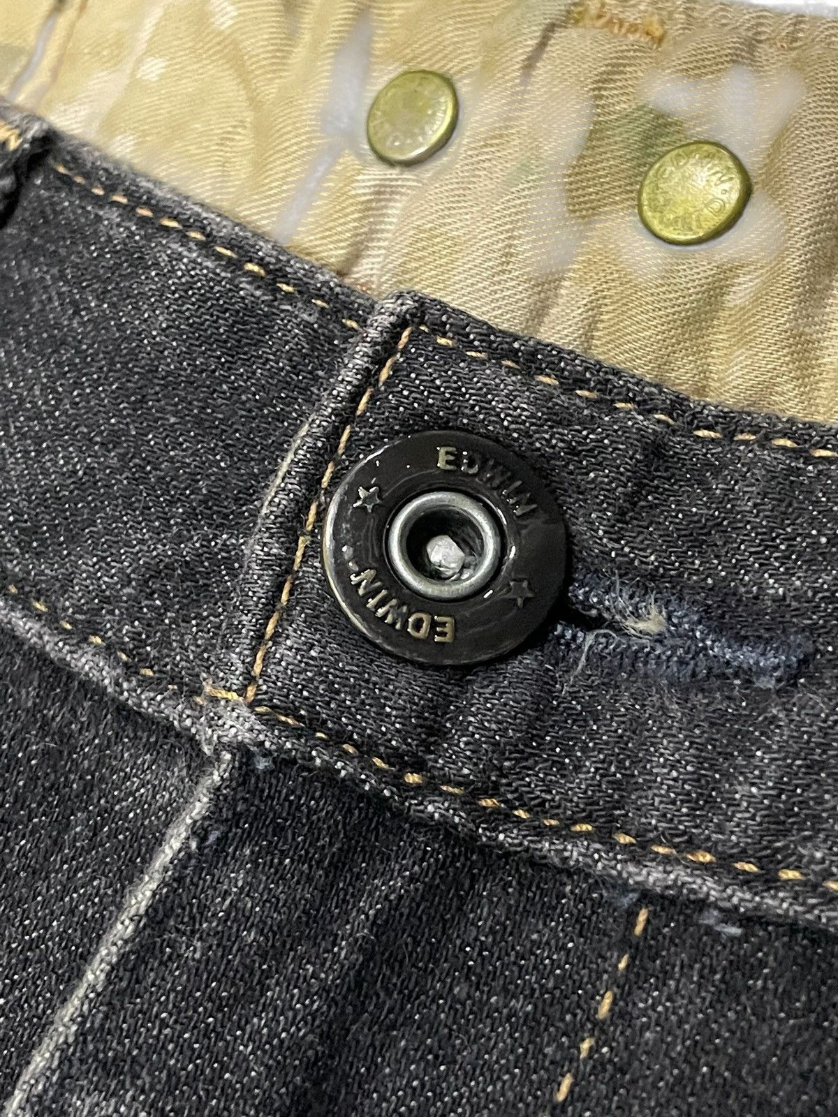 Beauty Beast × Edwin × Japanese Brand Vintage Edwin E Function Engineered Spiral Leg Jeans Size US 30 / EU 46 - 22 Thumbnail