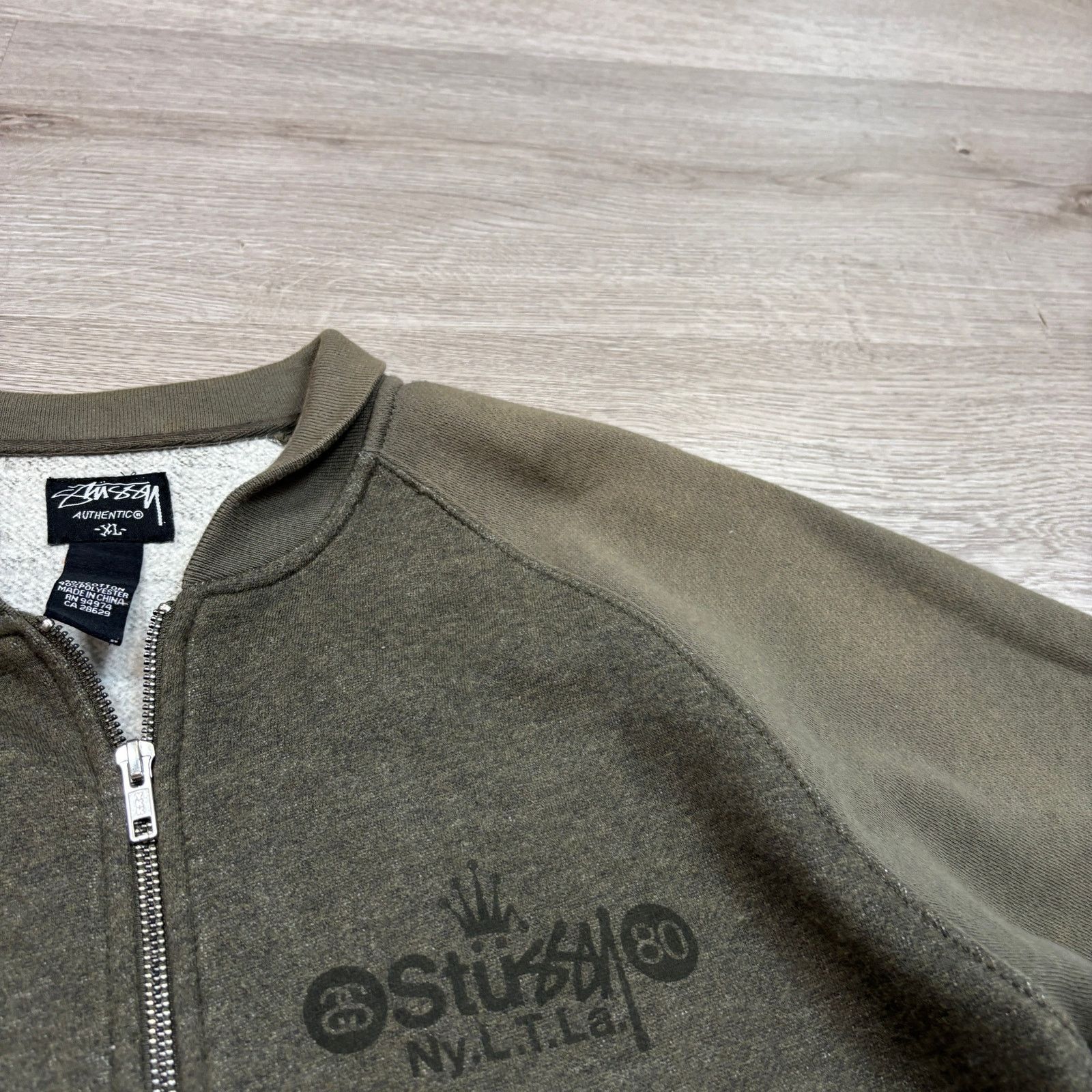 Stussy × Vintage VTG Stussy NYLTLA Full Zip Track Sweatshirt Jacket Men's XL Size US XL / EU 56 / 4 - 16 Thumbnail
