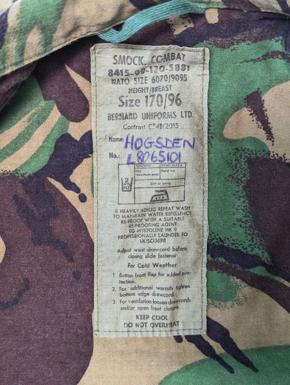 Other British Army DPM 84 Pattern Field Jacket - Medium Size ONE SIZE - 6 Thumbnail