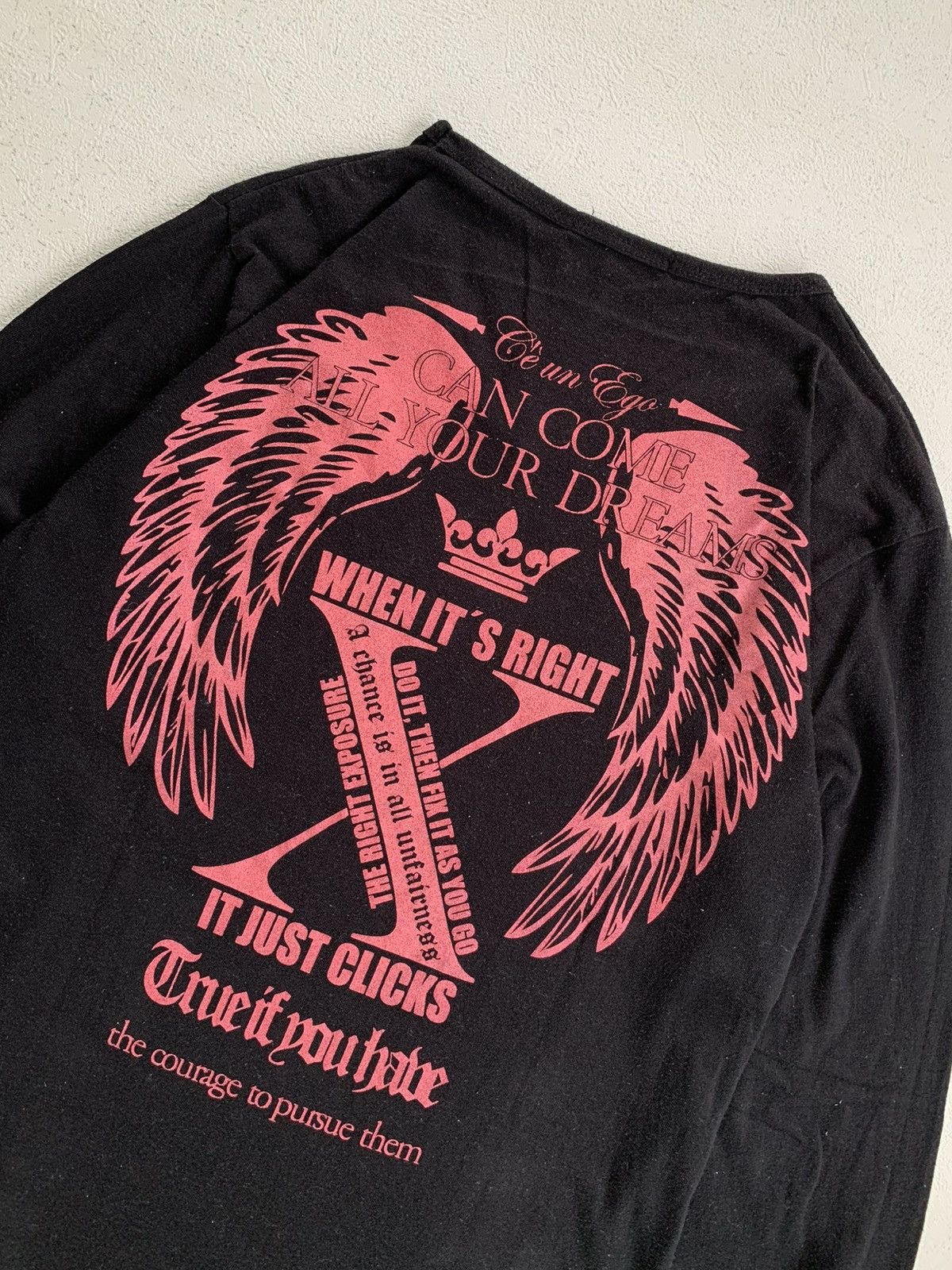 Le Grande Bleu (L.G.B.) CLASH AHEAS SICK JAPANESE TRIBAL POEM TEE IFSIX LGB STYLE Size US M / EU 48-50 / 2 - 3 Thumbnail