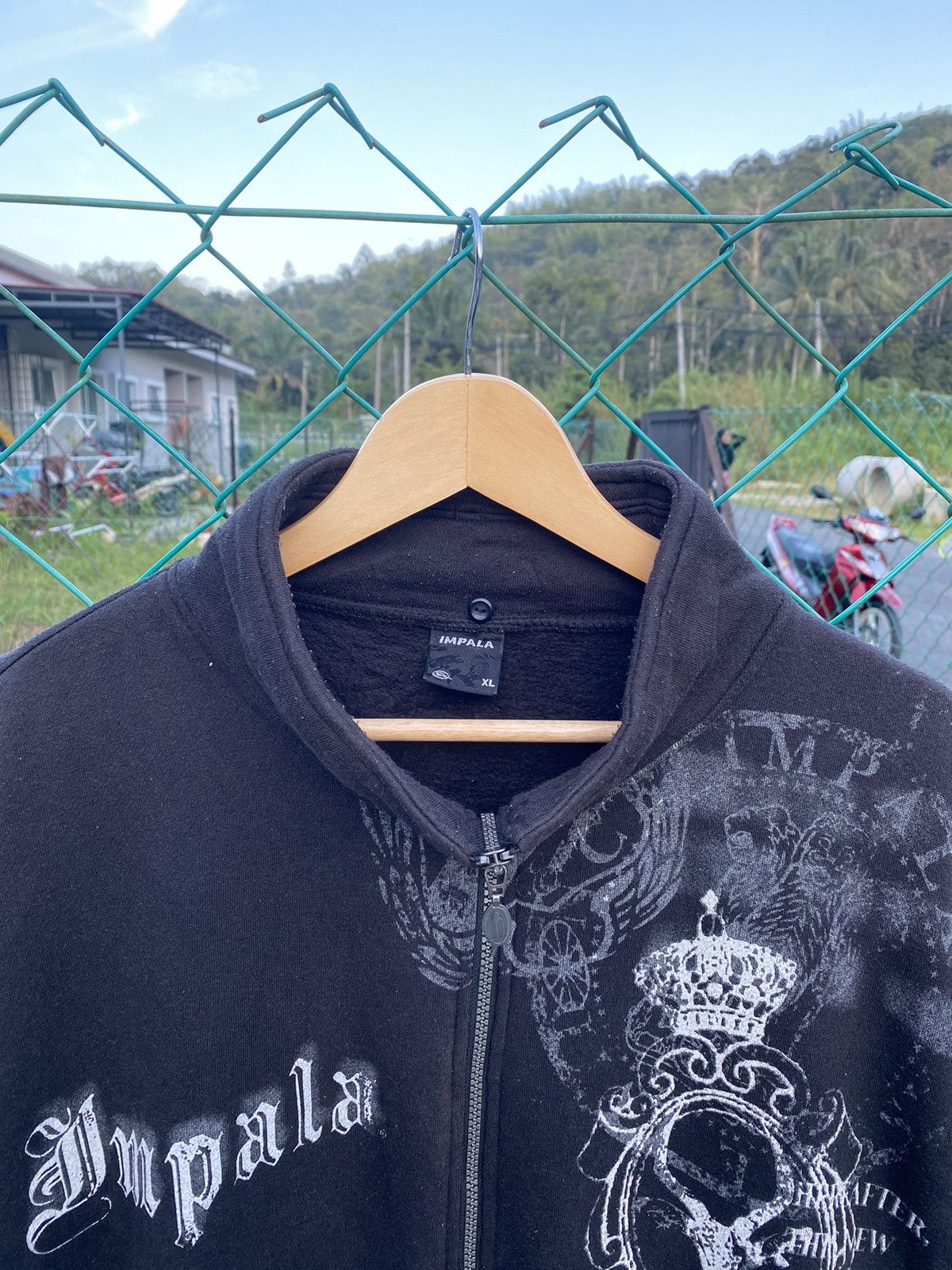 Japanese Brand Vintage Impala zip up sweater Size US XL / EU 56 / 4 - 3 Thumbnail