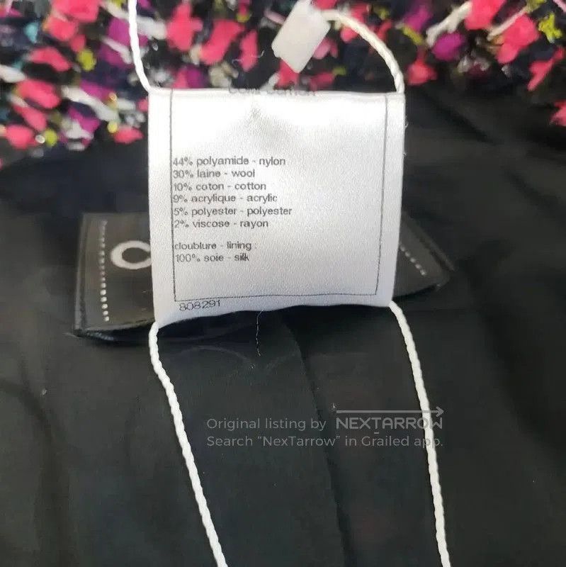 Chanel Chanel Color-Block Polyester Women's Cardigan . Size XL / US 12-14 / IT 48-50 - 4 Thumbnail