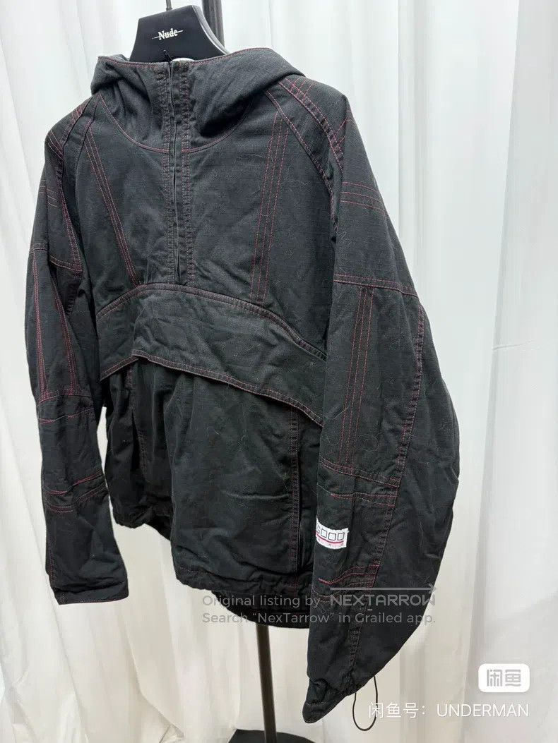 Martine Rose Martine Rose 20AW bright line red line half zipper thin co Size US M / EU 48-50 / 2 - 2 Thumbnail