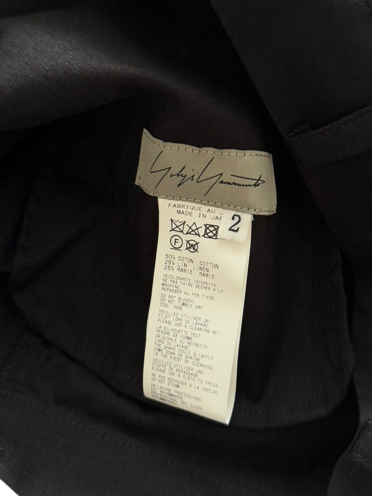 Yohji Yamamoto Yoke Flare Drape Trouser Pants Size 28" / US 6 / IT 42 - 7 Thumbnail