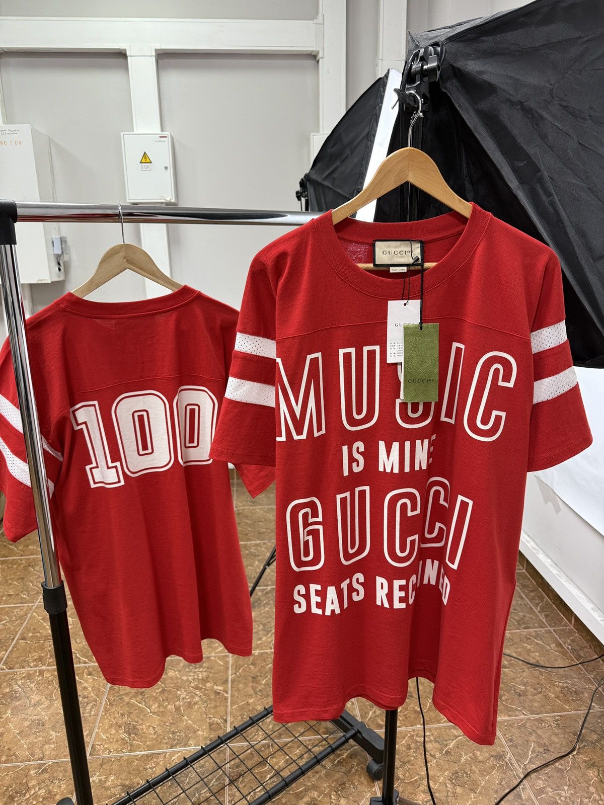 Gucci 🇮🇹 Gucci Gucci Music Is Mine T-Shirt Sony Music Made in Italy Size US XL / EU 56 / 4 - 1 Thumbnail