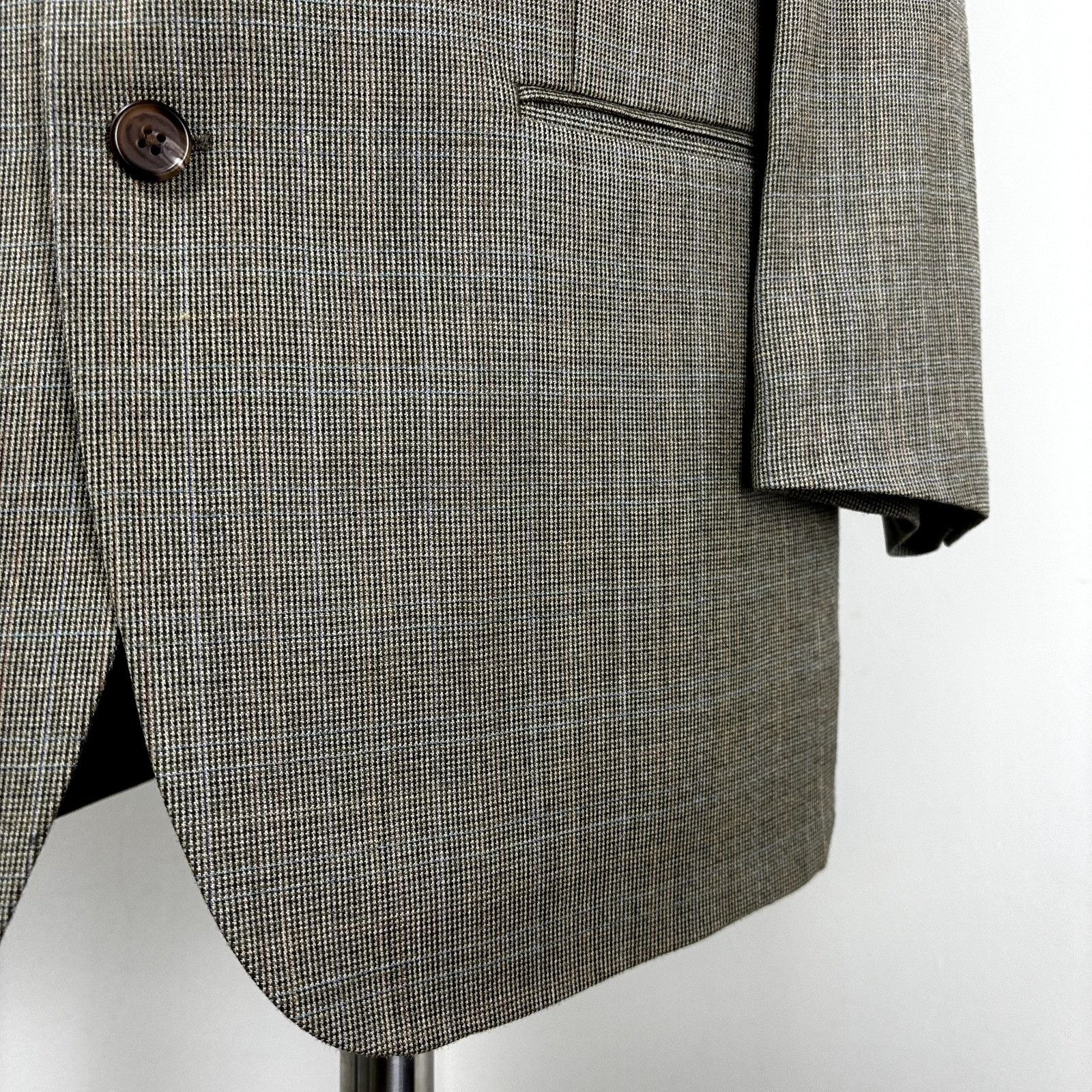 Ralph Lauren RALPH LAUREN Men's Sport Coat Windowpane Tan Blazer Sz 42R S Size 42R - 11 Thumbnail