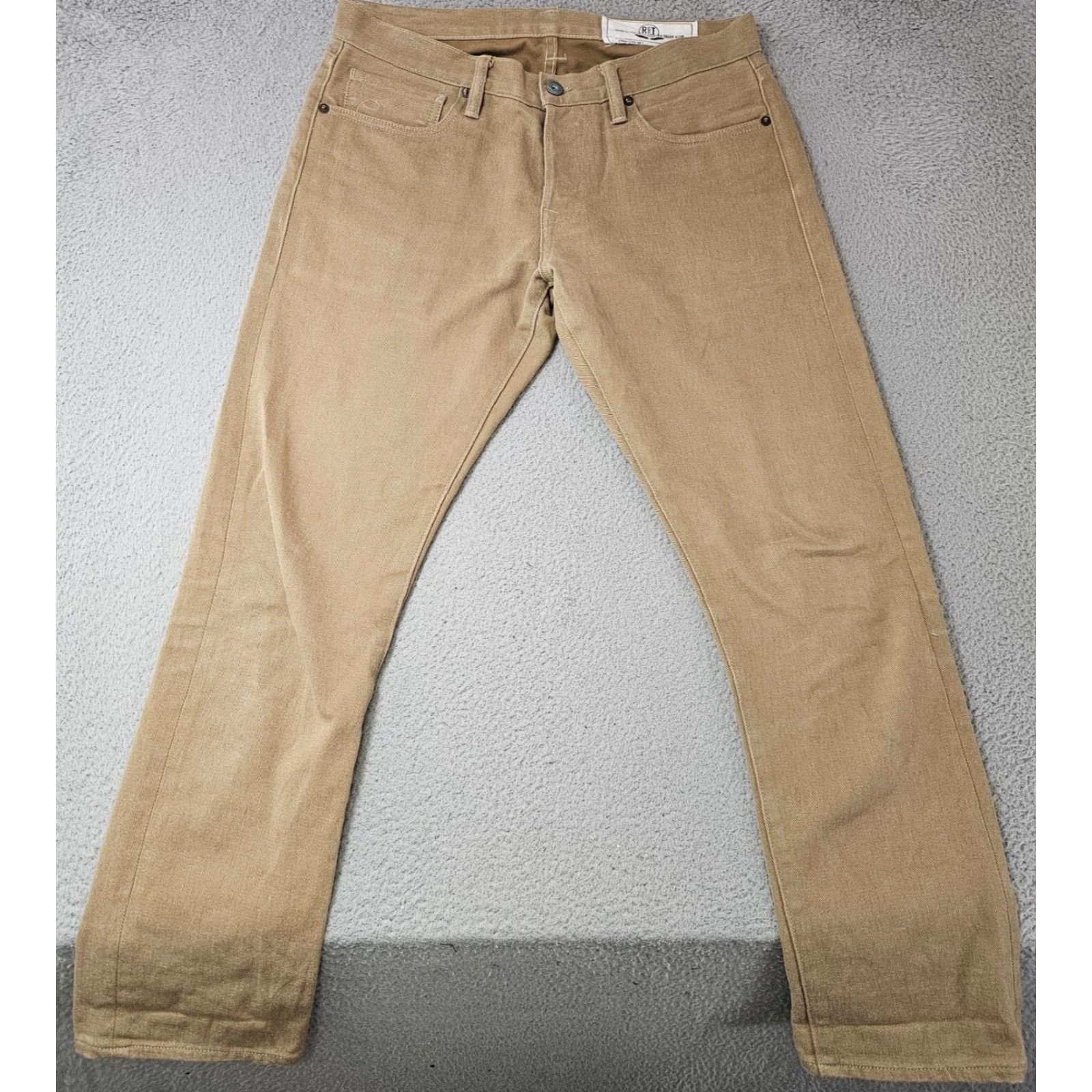 Rogue Territory Rogue Territory Jeans Mens 31x28 Brown RGT Skinny Signature Six Pocket Japanese Jeans 5-Pocket Design USA Size US 31 - 2 Thumbnail