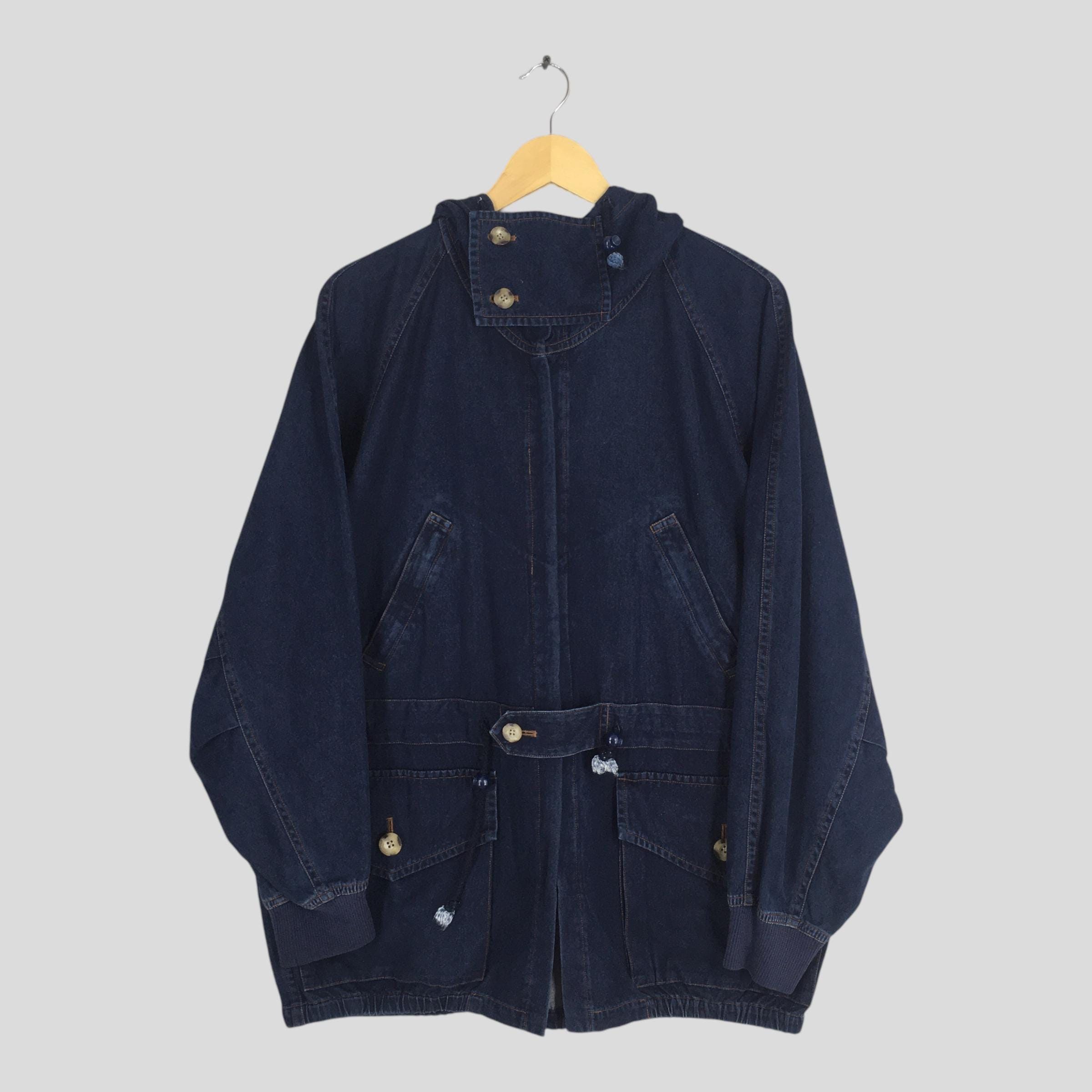 1980s Jean Of Plantation Issey Miyake Indigo Denim Jacket M