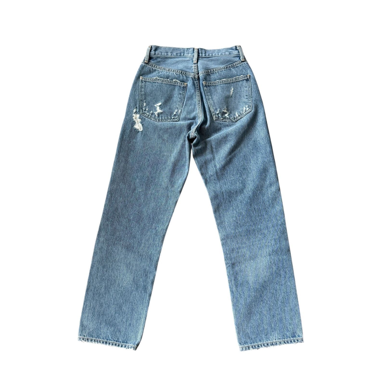 Agolde AGOLDE 90s Mid Rise Loose Fit Jeans Fall Out Distressed Size 24" / US 00 / IT 34 - 3 Thumbnail