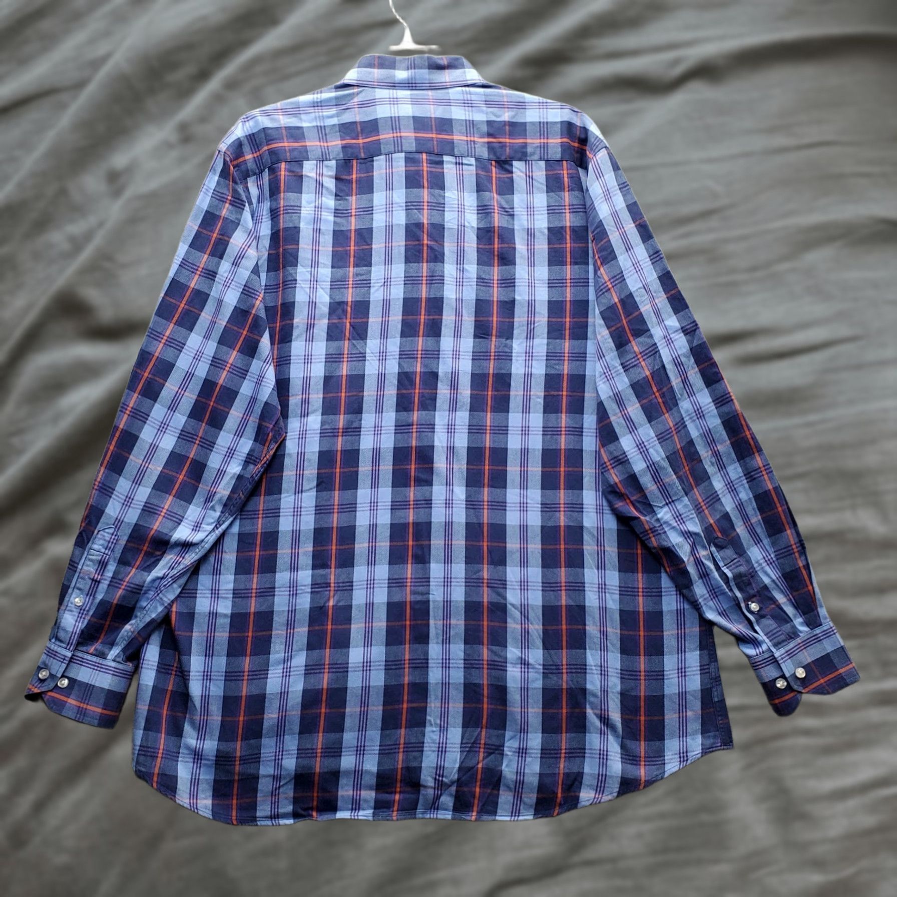 Tailorbyrd TAILORBYRD Shirt Mens XXL Multi Plaid Classic Long Sleeve Collar Button Down EUC Size US XXL / EU 58 / 5 - 1 Thumbnail