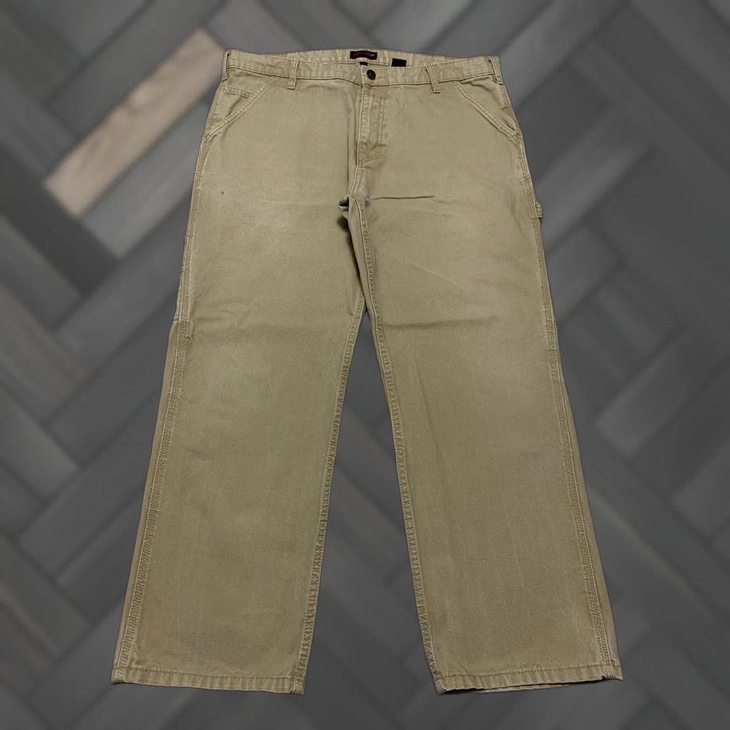 Vintage Wolverine Carpenter Work Pants Men's 38×30 Brown Canvas Size US 38 / EU 54 - 1 Thumbnail