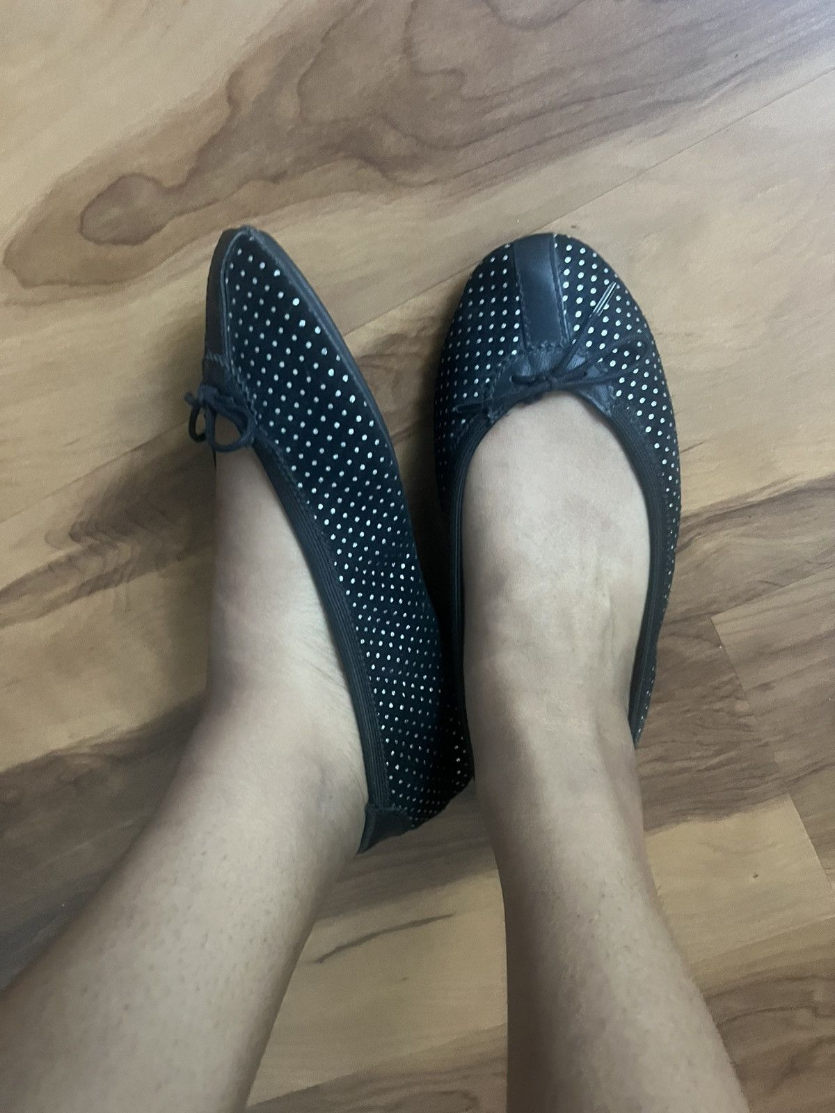 Puma Black and white polka dot Kitara flats by Puma Size US 8.5 / IT 38.5 - 4 Thumbnail