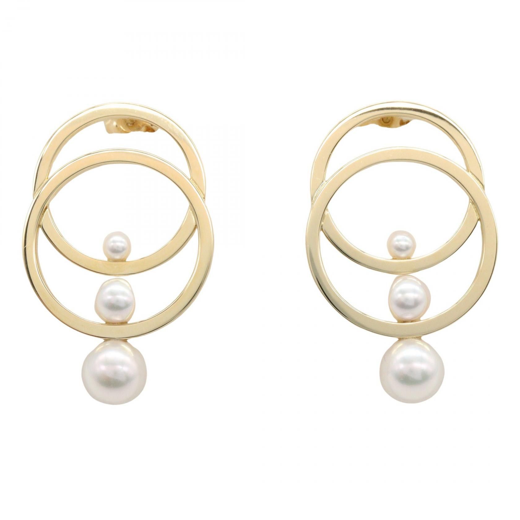 Other Tasaki Tasaki Cosmic Au750 Pearl Earrings Precious Metal Earrings DUTY FREE for USA Size ONE SIZE - 1 Thumbnail