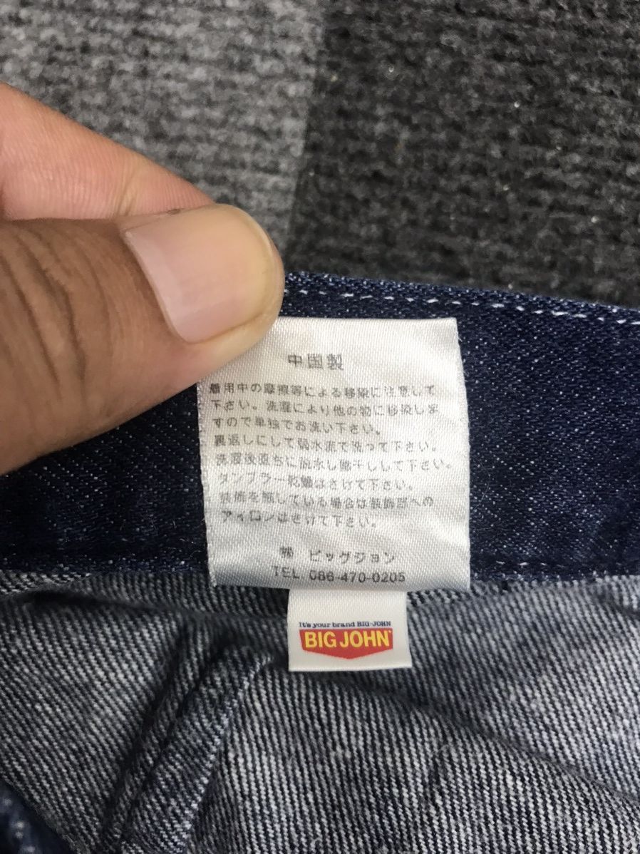 Big John × Vintage Vtg Archival Military Design BIG JOHN Baker Light Denim Size US 33 - 16 Thumbnail