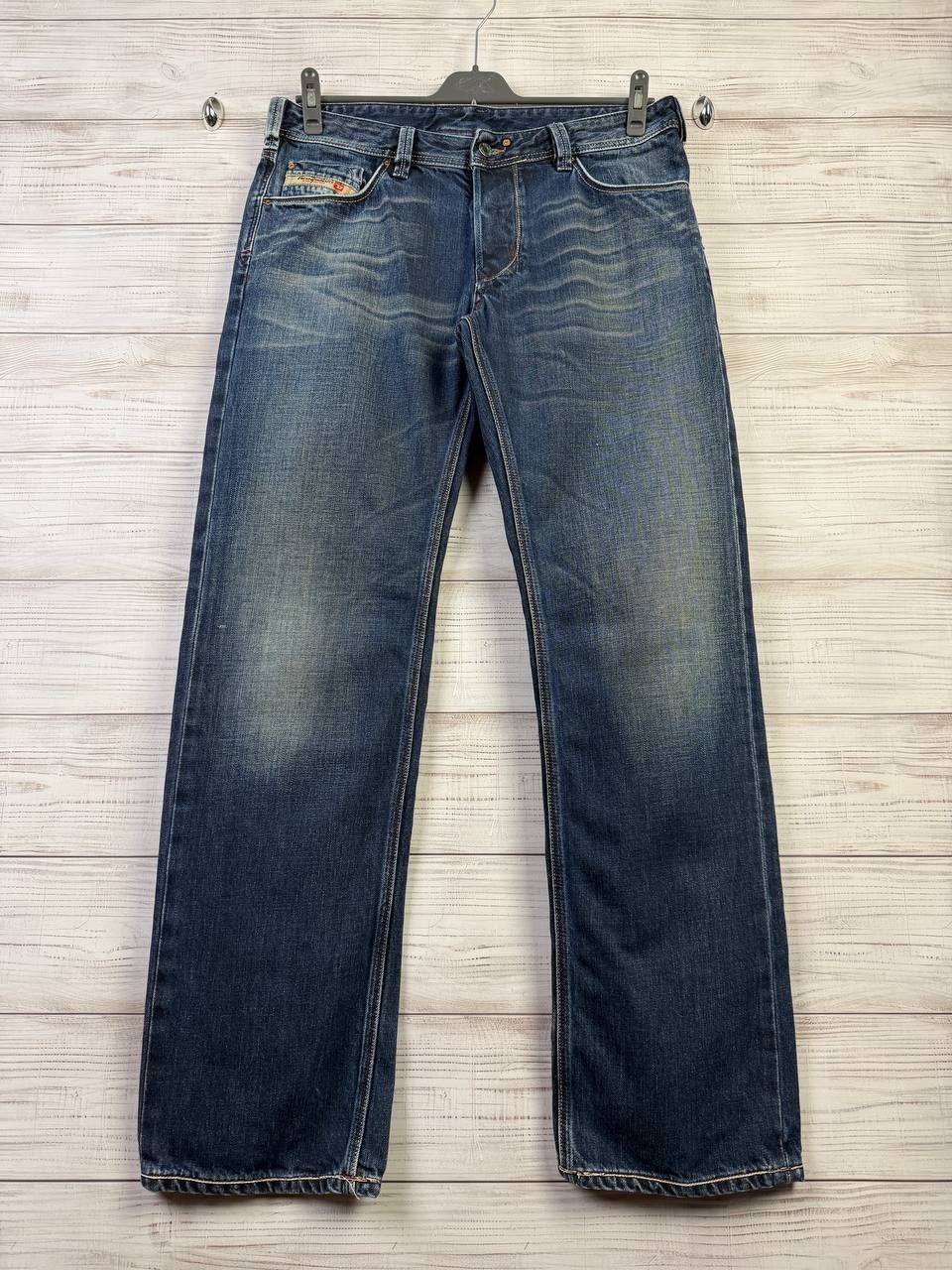 Diesel 🔥Vintage Diesel Jeans Faded Washed Avant Garde Flared Baggy🔥 Size US 34 / EU 50 - 2 Thumbnail