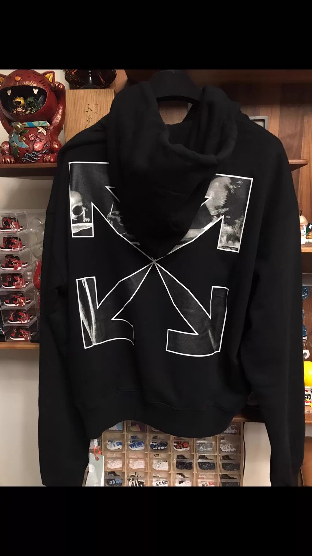 Off-White Off White New Classic Cotton Hoodie M Back Painting Size US M / EU 48-50 / 2 - 2 Thumbnail