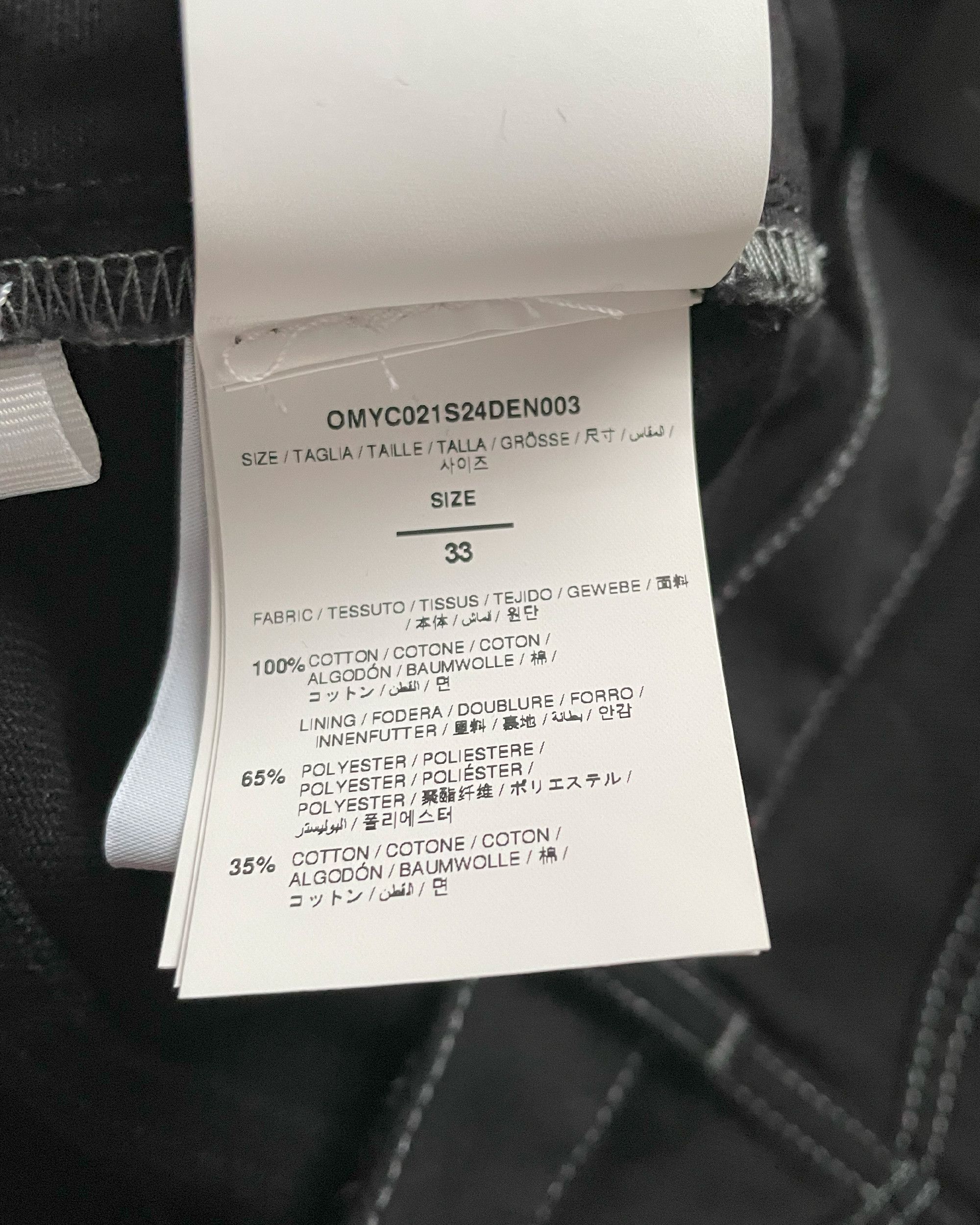 Off-White Off-White Flared Bermuda Denim Shorts Size US 33 - 9 Thumbnail