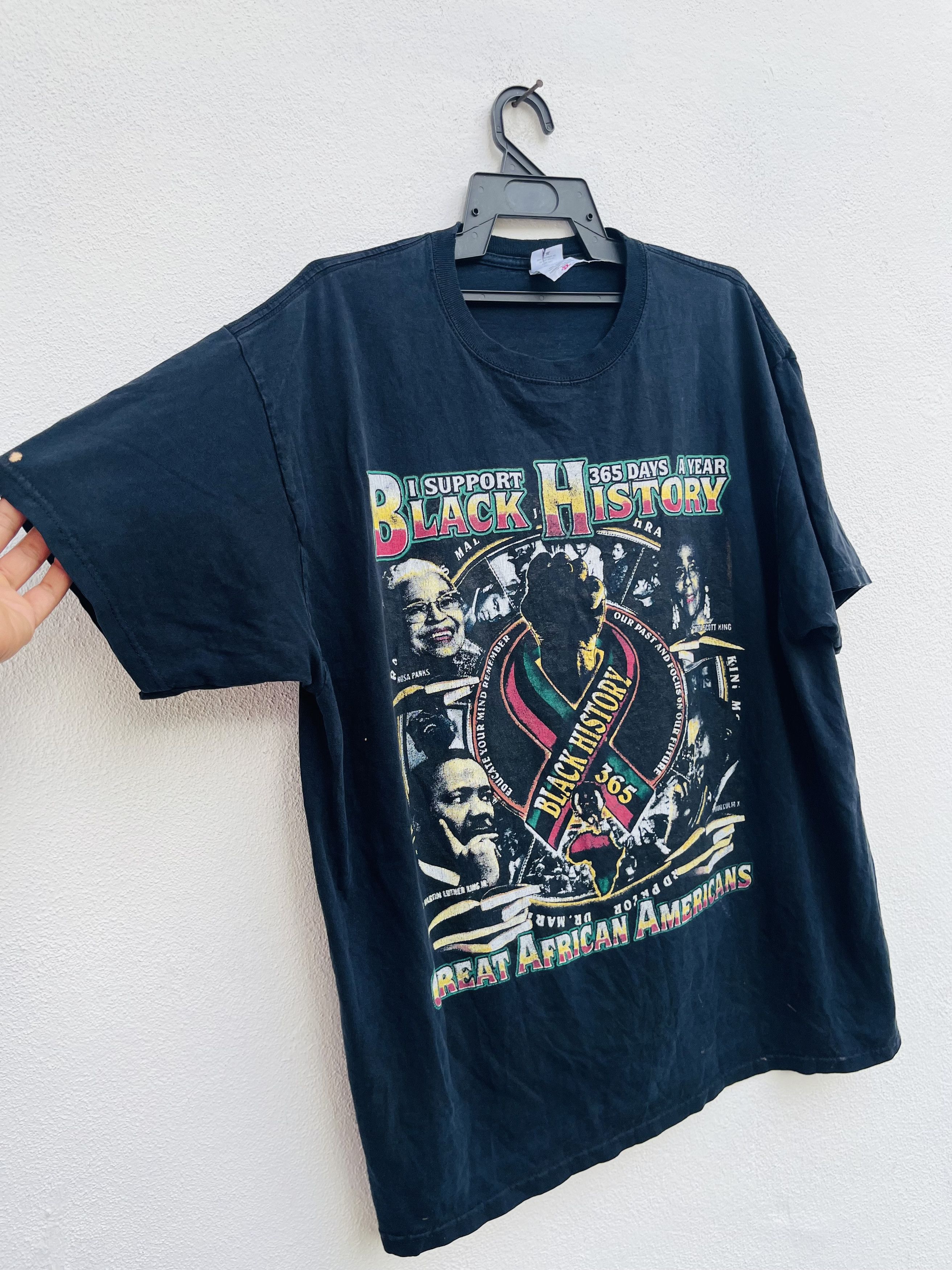 Vintage Vintage Black History Shirt Size US XL / EU 56 / 4 - 3 Thumbnail