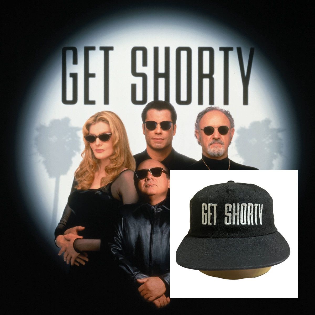 Vintage Get Shorty Movie Promo Snapback Hat Vintage 1995 Size ONE SIZE - 1 Thumbnail