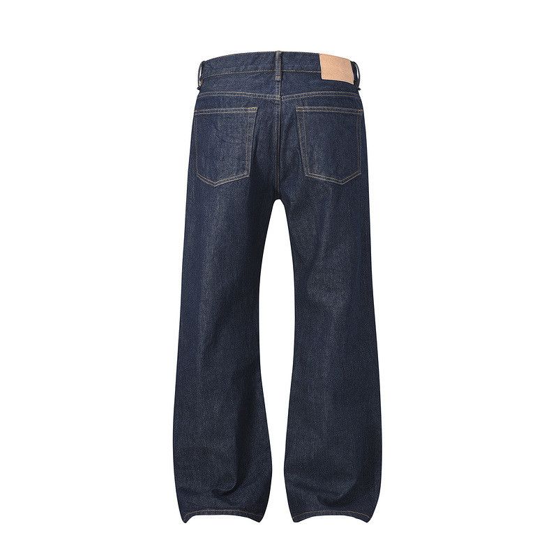 Japanese Brand × Jean High street washed loose wide-leg flared jeans Size US 32 / EU 48 - 2 Thumbnail