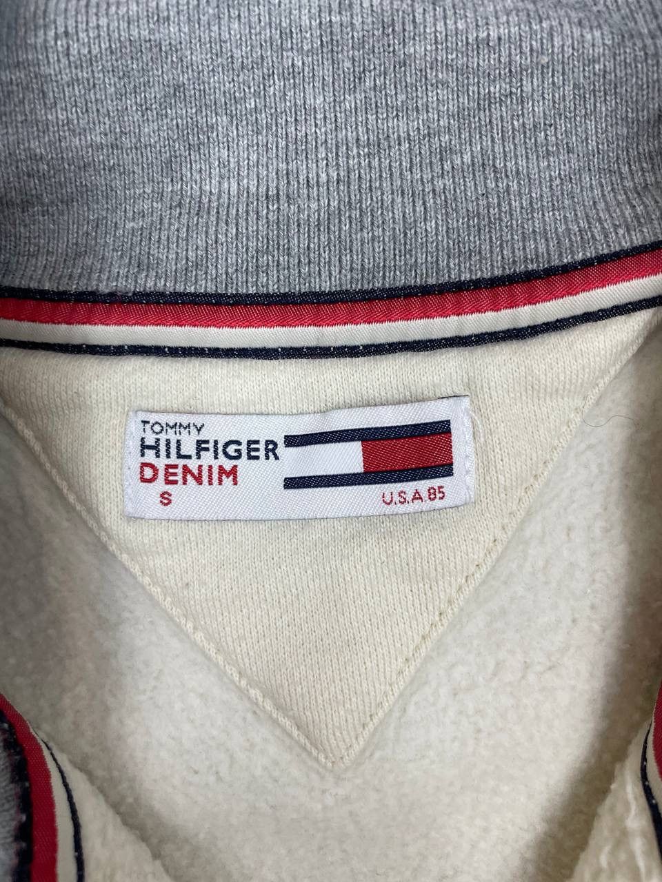 Tommy Hilfiger Tommy Hilfiger Denim Vintage Men Cotton Sweatshirt Beige Size US S / EU 44-46 / 1 - 4 Thumbnail