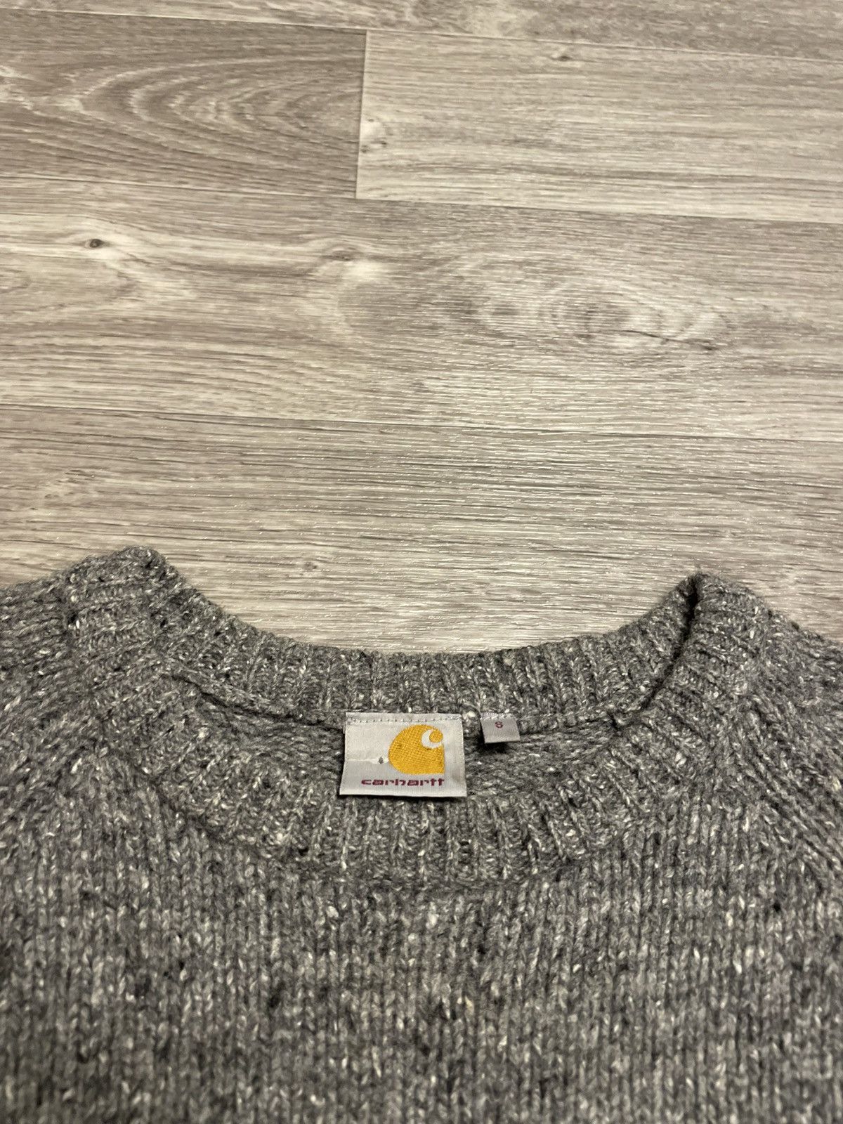 Carhartt Vintage Carhartt Gray Wool Knit Anglistic Sweater Size US S / EU 44-46 / 1 - 9 Thumbnail