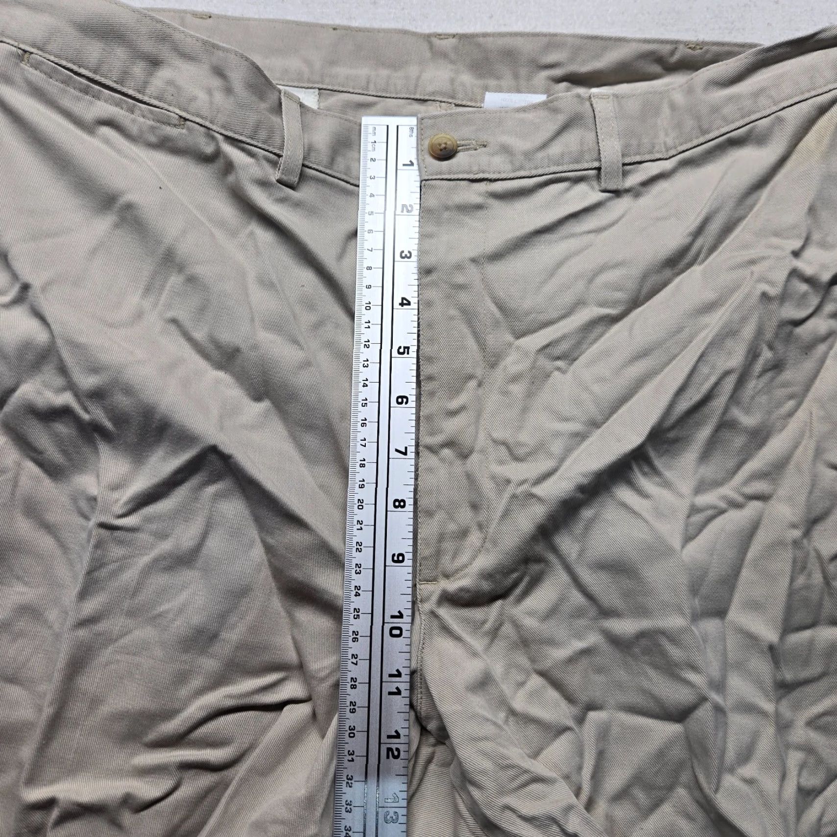Vintage LL Bean Pants Stretch Tan Beige Classic Fit Adult Men's Size 40 x 28 Pants Dress Pants Stretch Beige Tan 40 Regular Mens Size US 40 / EU 56 - 6 Thumbnail