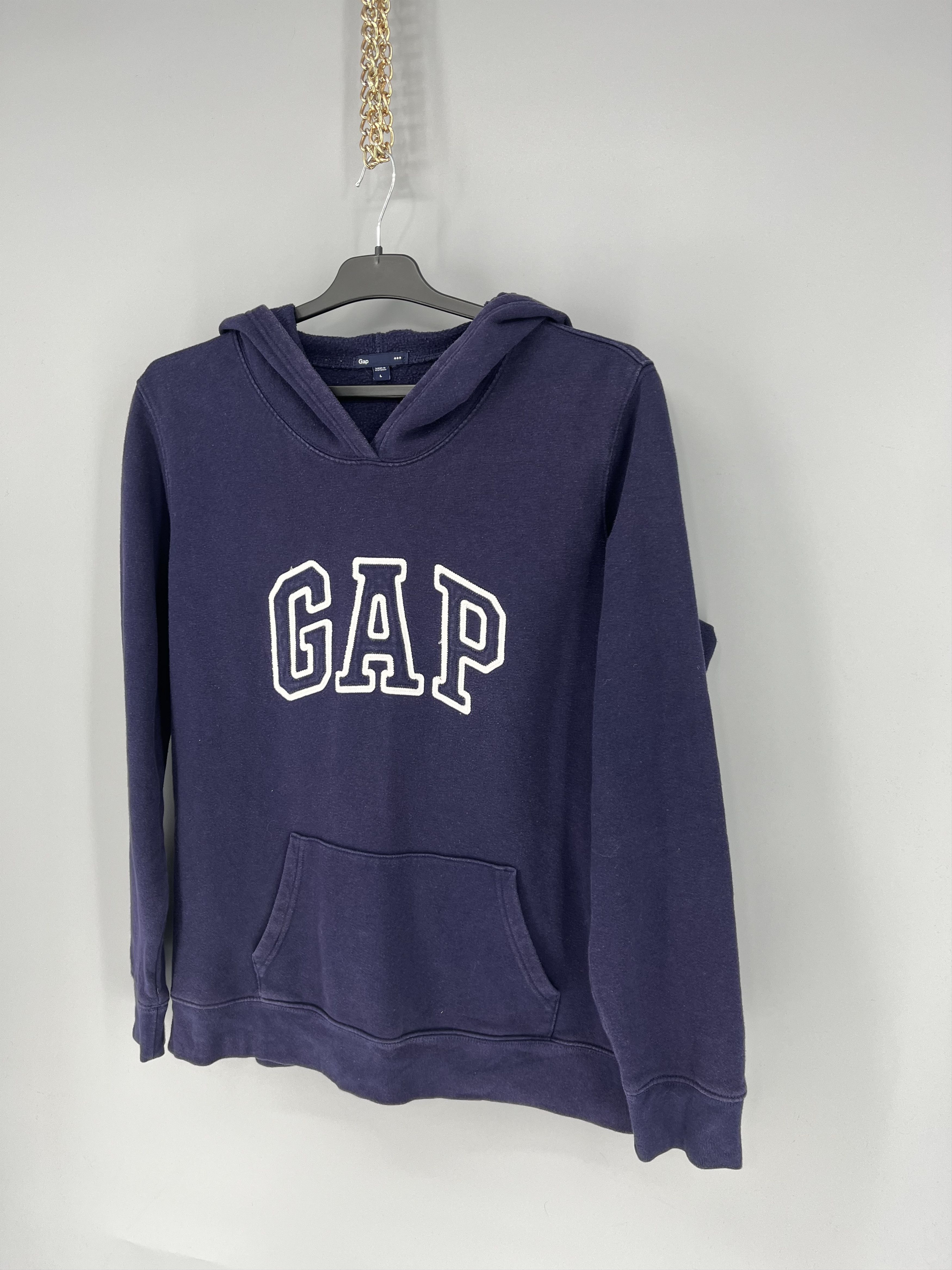 Gap × Vintage Vintage GAP Hoodie Boxy Hype Streetwear Rare Casual Size US L / EU 52-54 / 3 - 3 Thumbnail