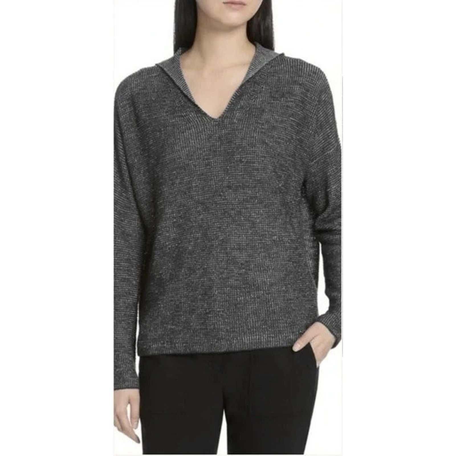 Eileen Fisher EILEEN FISHER Org Linen Organic Cotton Box Top Sweater Sz S Size S / US 4 / IT 40 - 2 Thumbnail