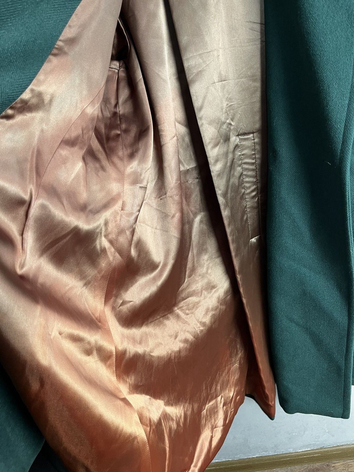 Yves Saint Laurent saint laurent gren coat vintage 80s Size S / US 4 / IT 40 - 19 Thumbnail