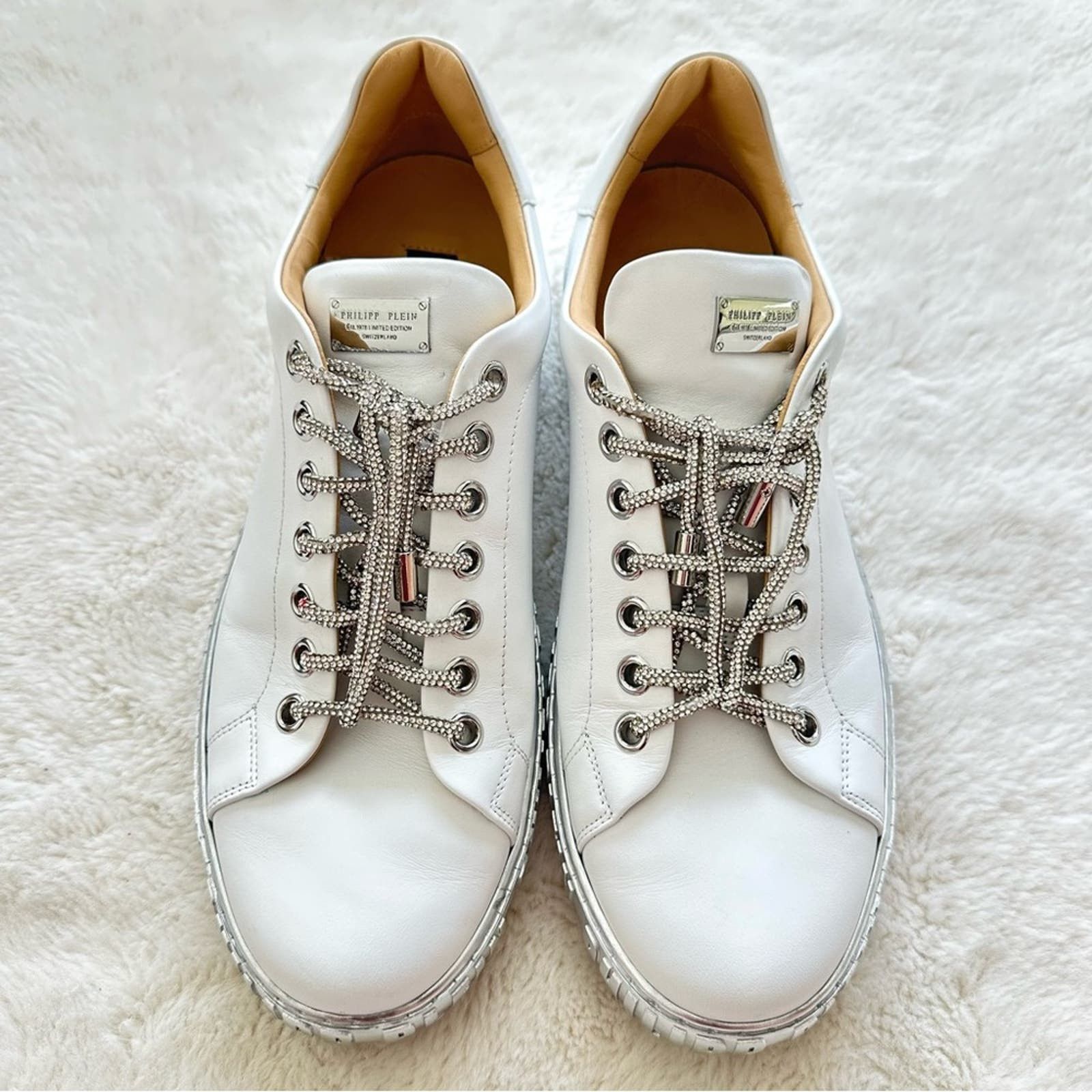 image of Philipp Plein Sneakers Size 44 Eu Or 11 Us Authentic in White, Men's