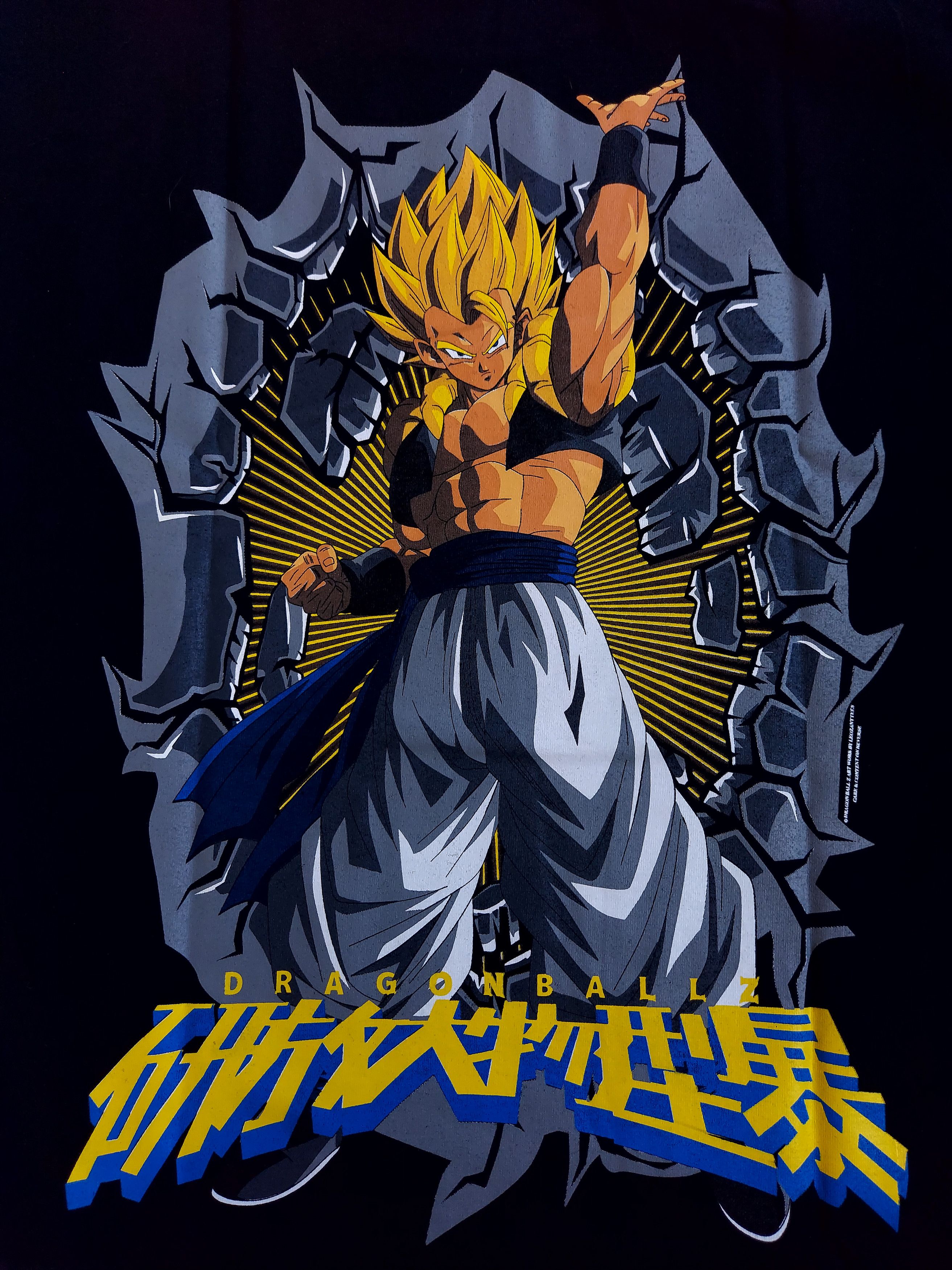 Anime × Japanese Brand 💥Dragon Ball Z The Ultimate Fusion Goatgeta T Shirt Size US XL / EU 56 / 4 - 1 Thumbnail