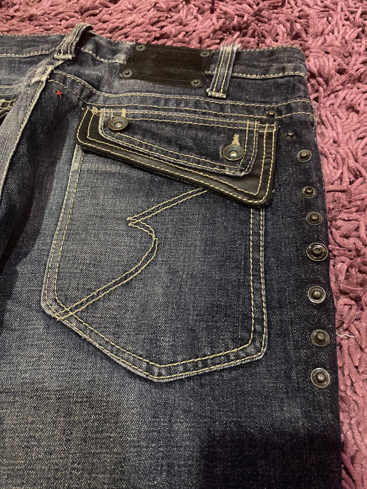Japanese Brand × Seditionaries × Vintage Semantic Design Denim Jeans Size US 33 - 8 Thumbnail