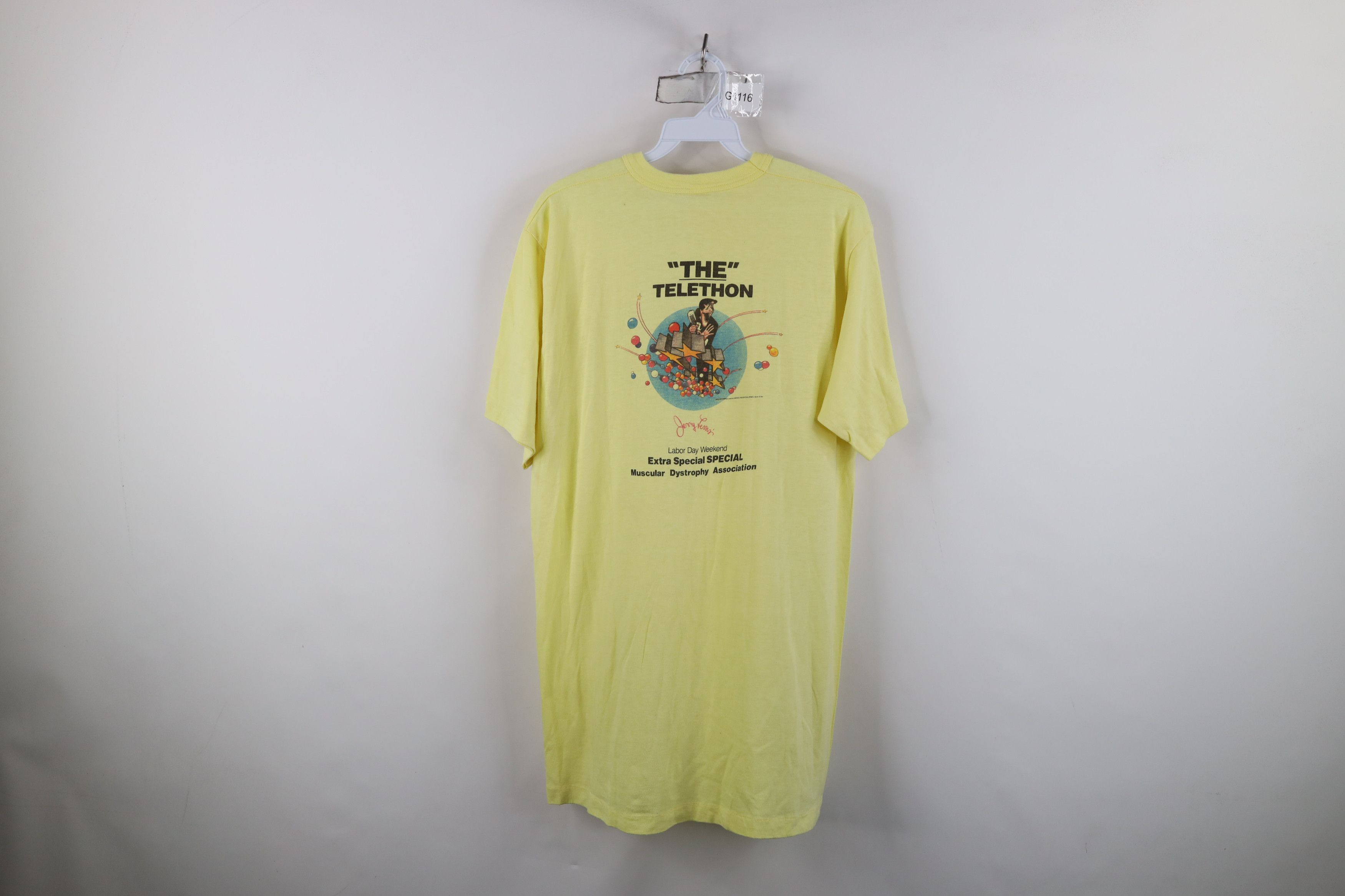 Vintage Vintage 70s The Telethon Muscular Dystrophy T-Shirt USA Size US XXL / EU 58 / 5 - 1 Thumbnail