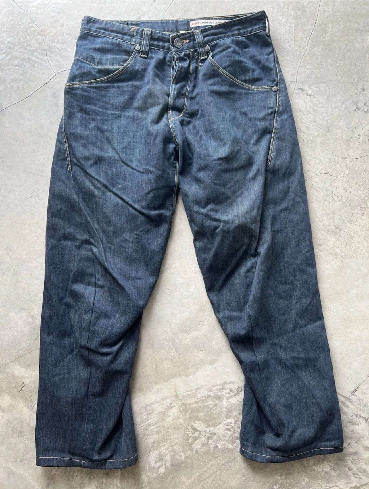 Levi's Levis Engineered Jeans Buckle Back Tag W29 Actual 31x31.5