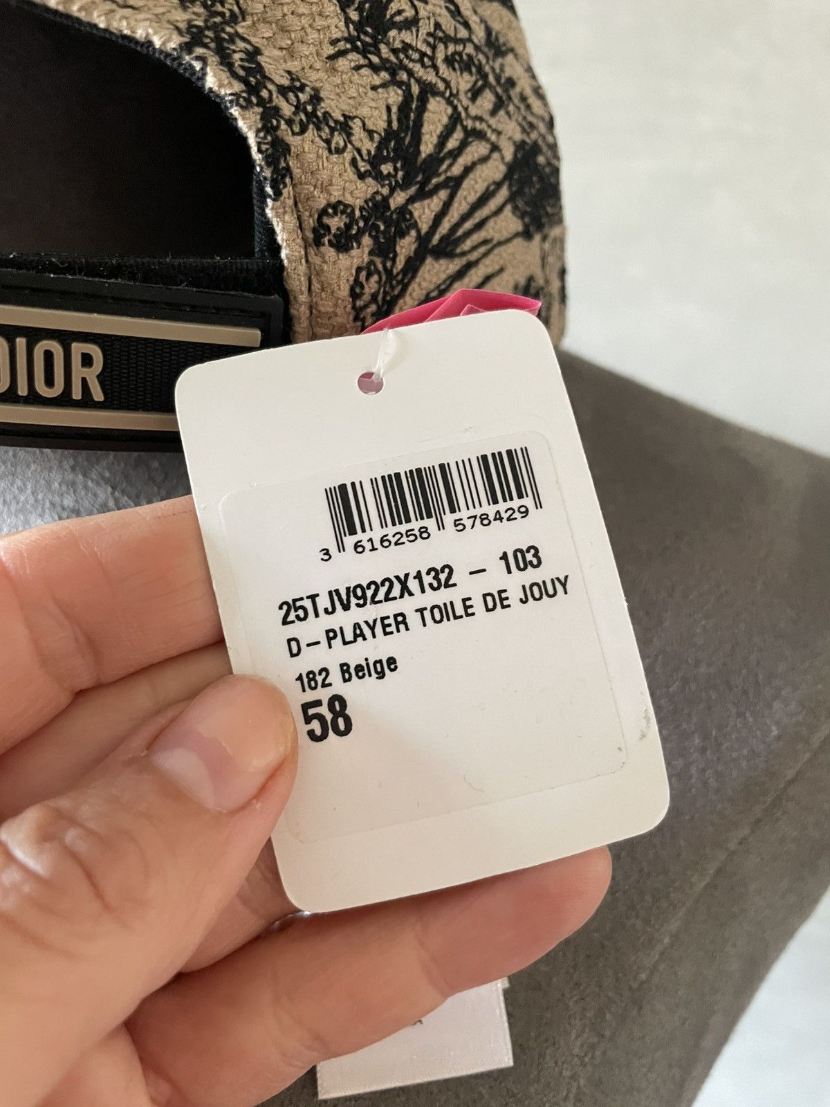 Dior CHRISTIAN DIOR Unisex cap toile de jouy new Size ONE SIZE - 6 Thumbnail
