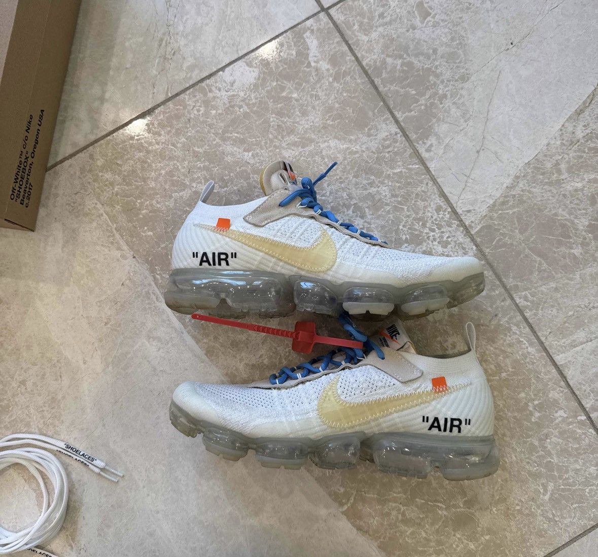 Nike × Off-White Off White x Nike Air VaporMax 'Part 2' Size US 11.5 / EU 44-45 - 1 Thumbnail