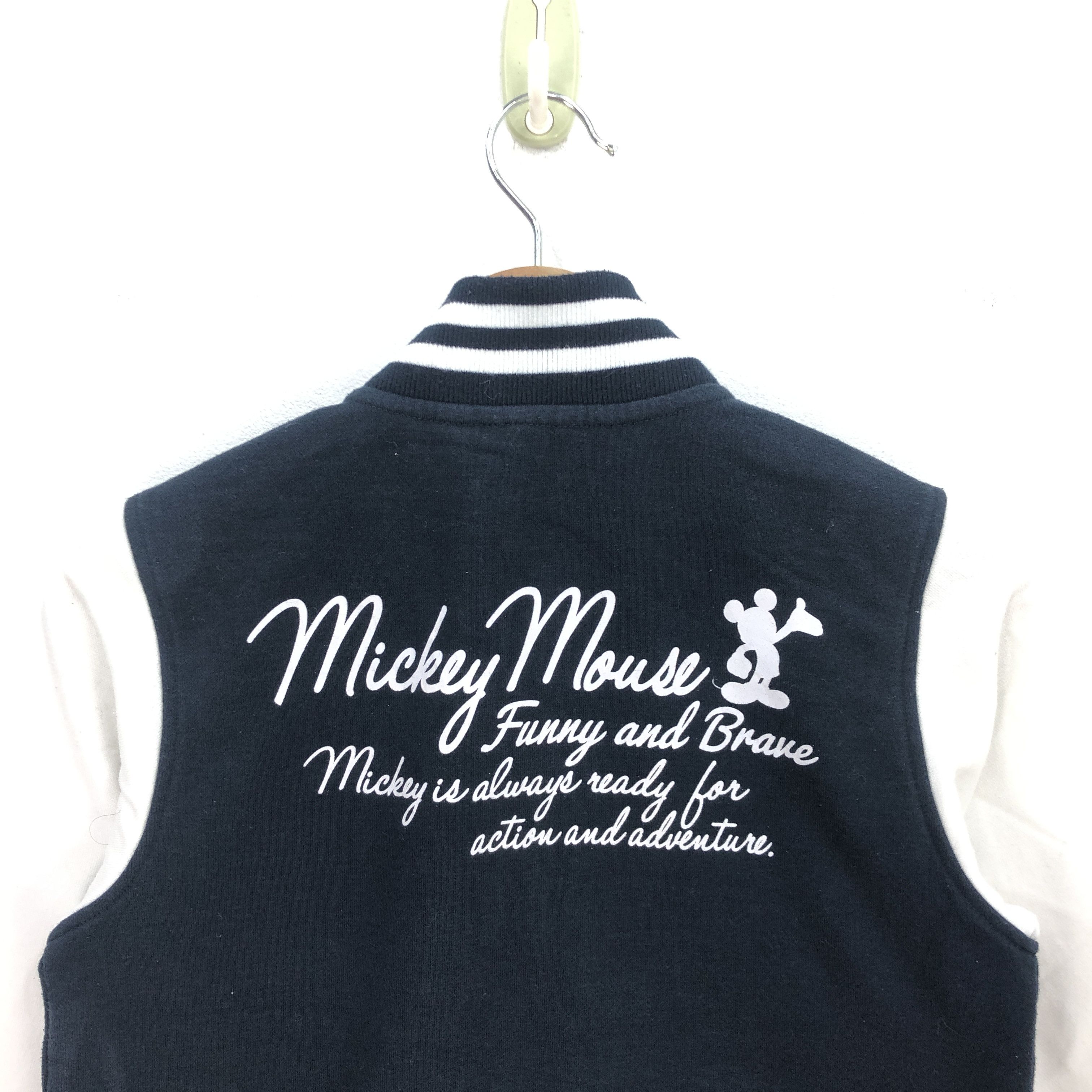Disney Mickey Mouse Sweatshirt Disney Cartoon Varsity Sweater Size S / US 4 / IT 40 - 4 Thumbnail