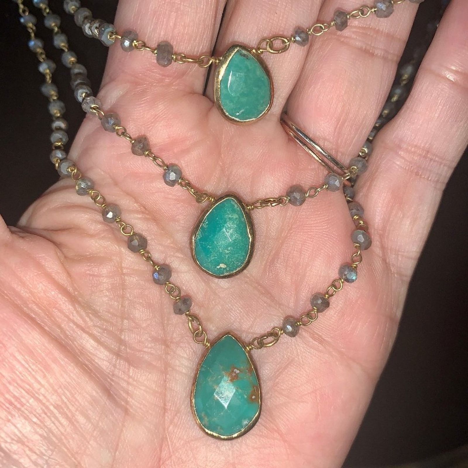 Other RACHEL REINHARDT RUSSIAN AMAZONITE & LABRADORITE NECKLACE Size ONE SIZE - 3 Thumbnail