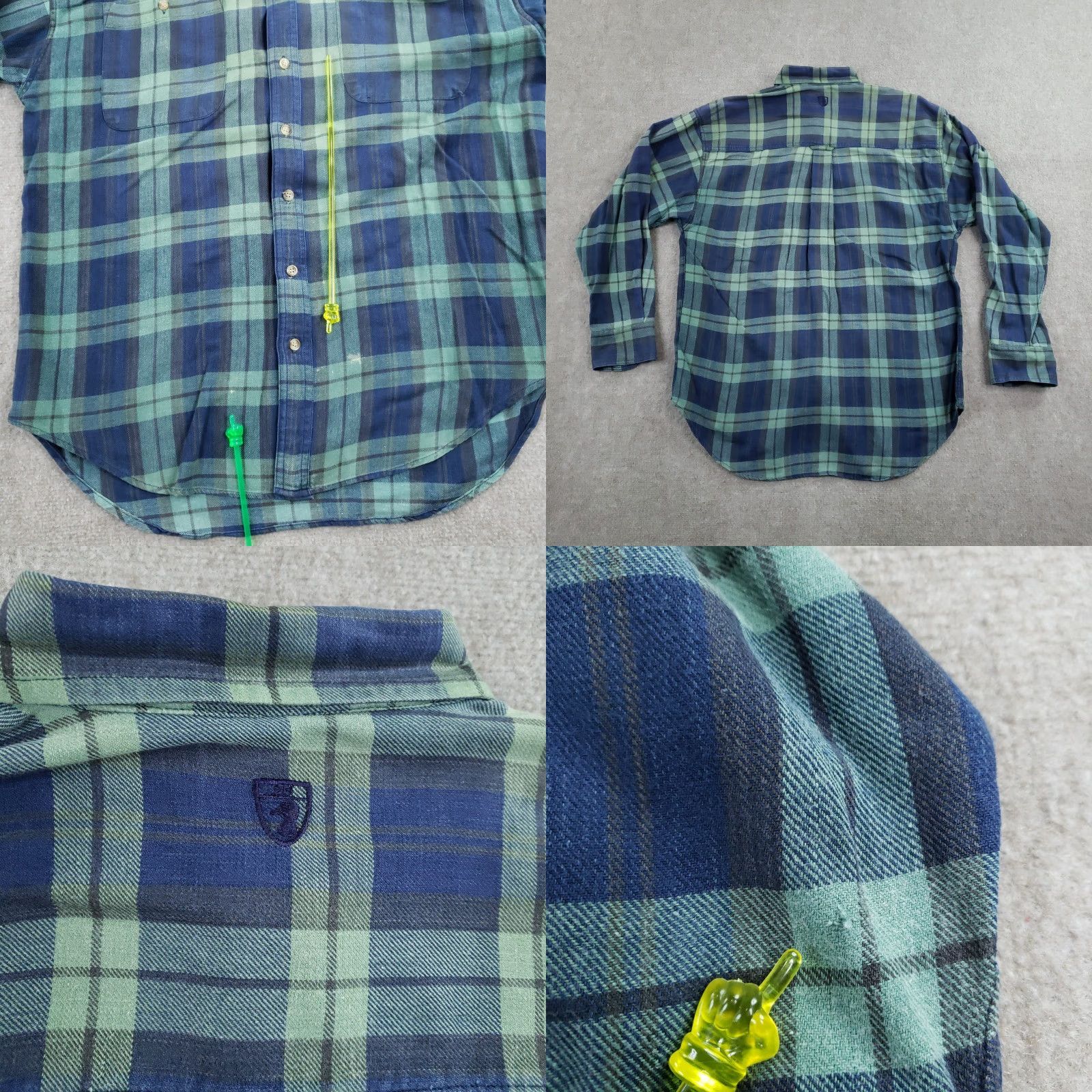 Vintage VINTAGE Duck Head Shirt Men L Blue Plaid Long Sleeve Button Up 100% Cotton Size US L / EU 52-54 / 3 - 8 Thumbnail