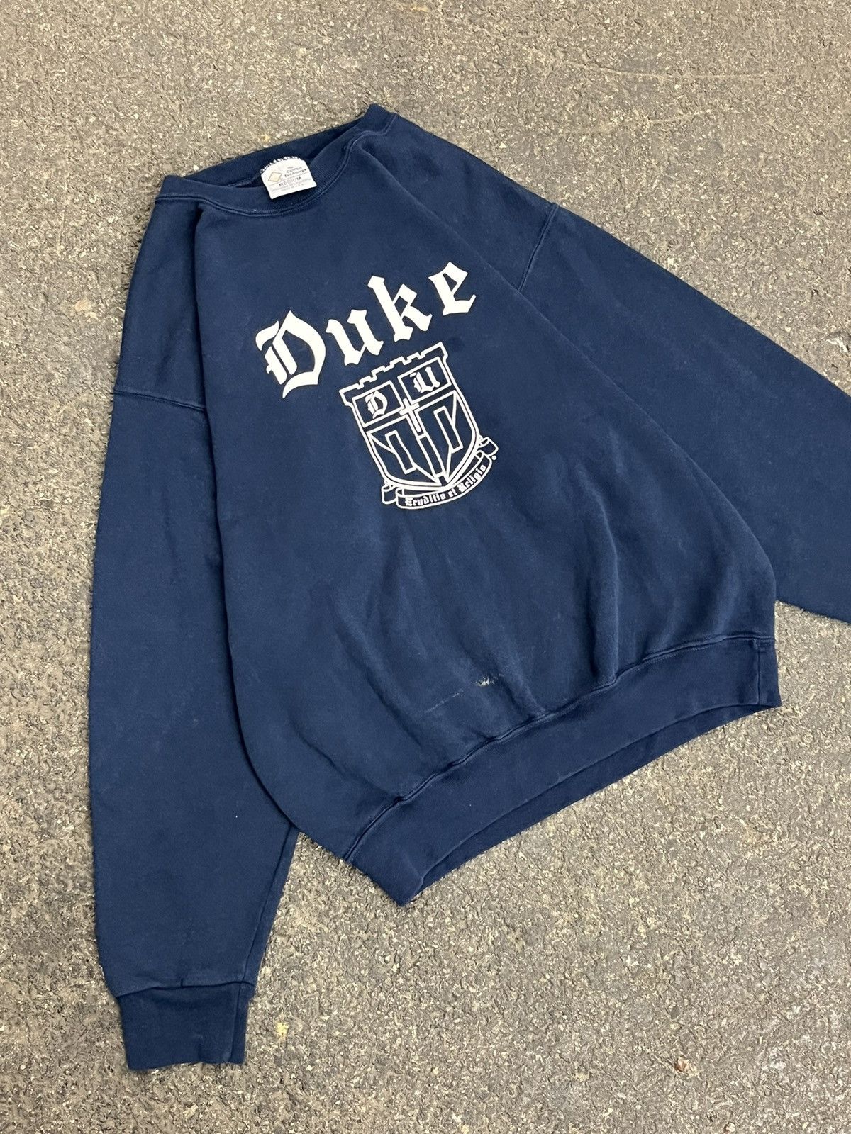 Vintage Duke university vintage boxy fit crewneck streetwear hype Size US M / EU 48-50 / 2 - 2 Thumbnail