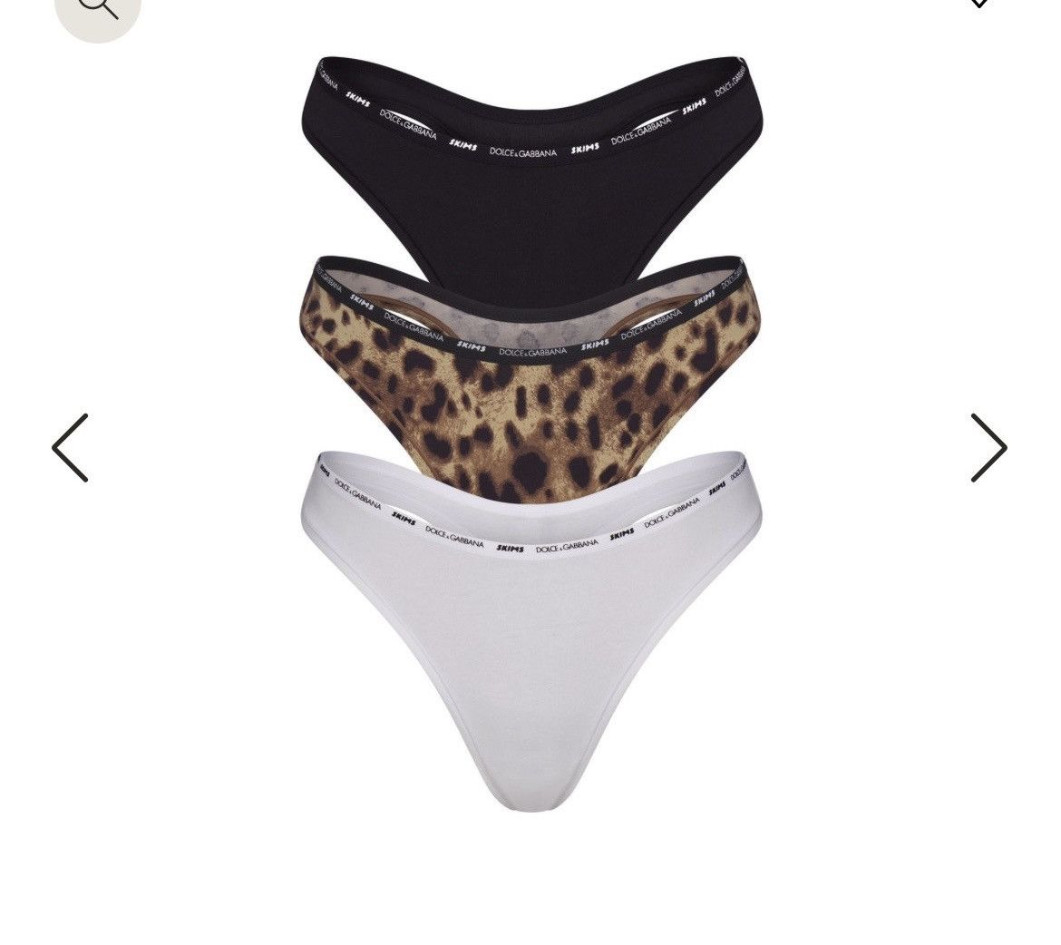 Skims- Dooce Gabbana thong (xs)