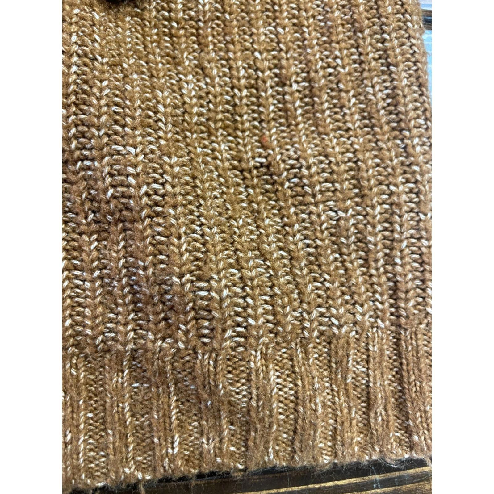 Vintage Maurices Sweater Women's Size Large Brown Knit Pullover Mock Neck Size L / US 10 / IT 46 - 4 Thumbnail
