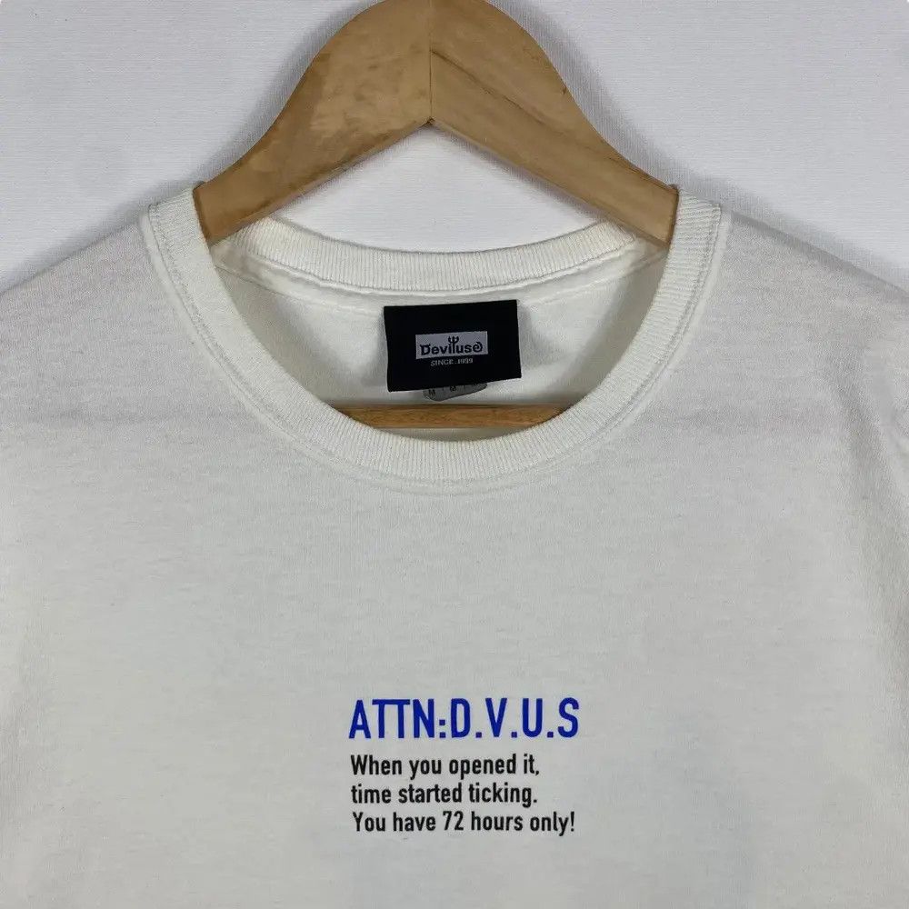Japanese Brand DEVILUSE "Hack" Graphic Tee Shirt Medium Size Size US M / EU 48-50 / 2 - 4 Thumbnail