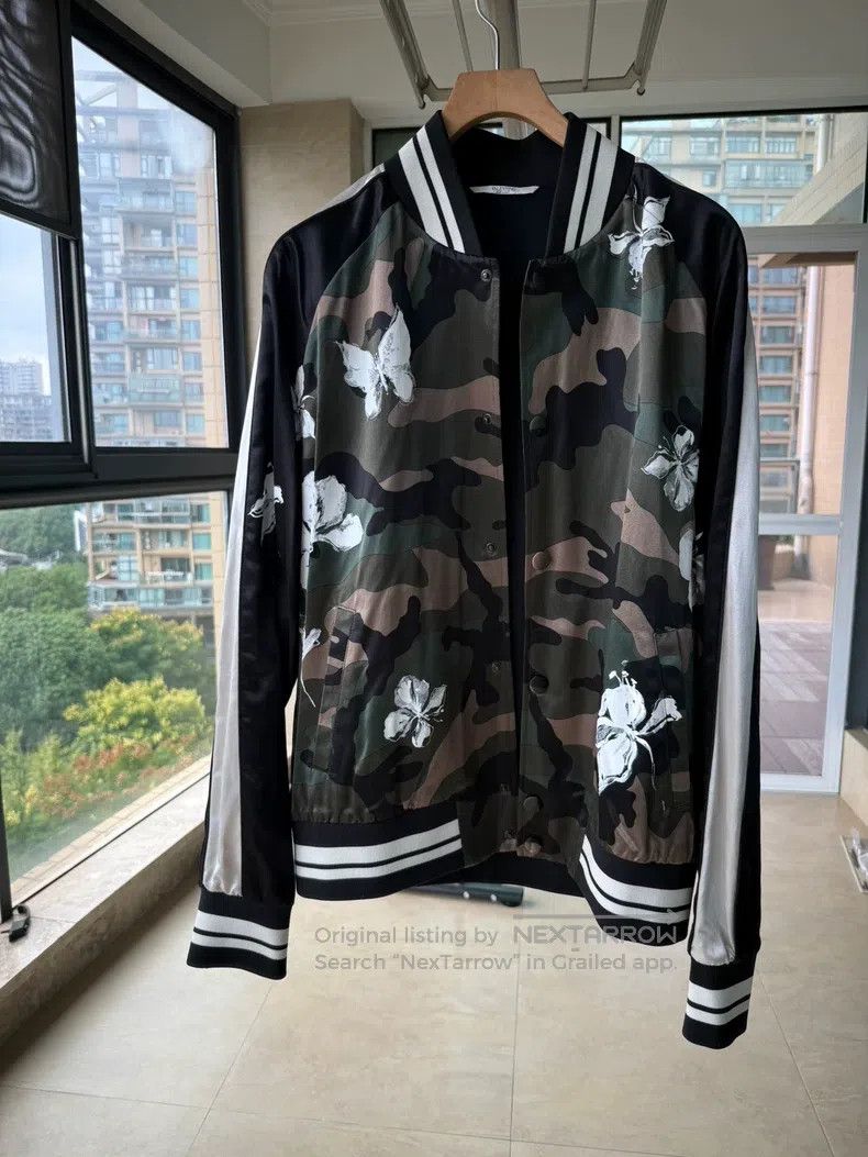 Valentino Valentino Camouflage baseball jacket Size US S / EU 44-46 / 1 - 1 Thumbnail
