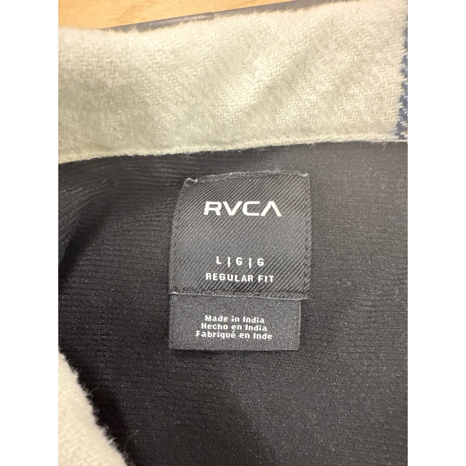 RVCA RVCA Plaid Shirt Jacket Shacket White Brown Men’s Large Size US L / EU 52-54 / 3 - 3 Thumbnail