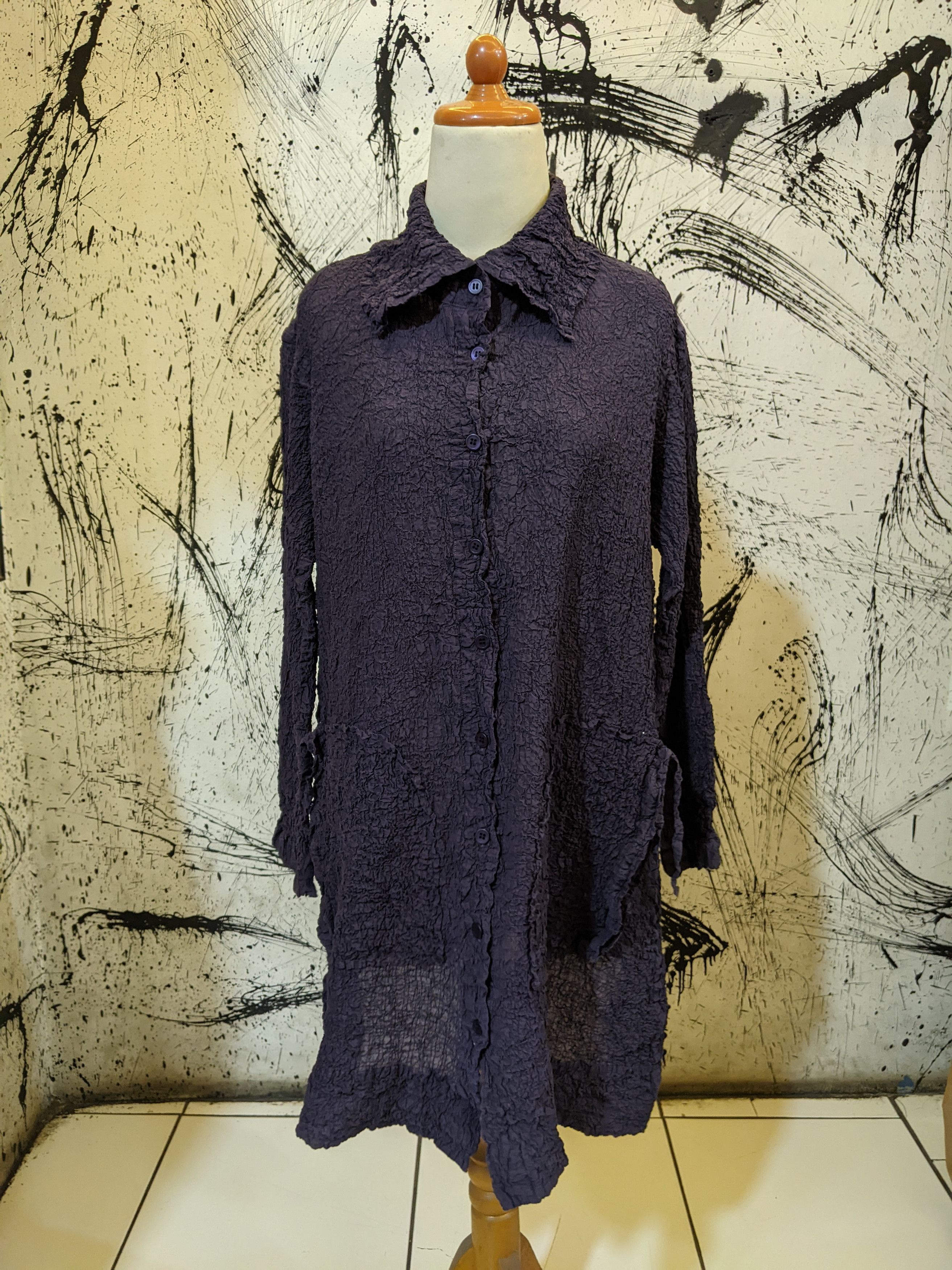 Issey Miyake Issey Miyake Me Wrinkles Cardigan Size ONE SIZE - 1 Thumbnail