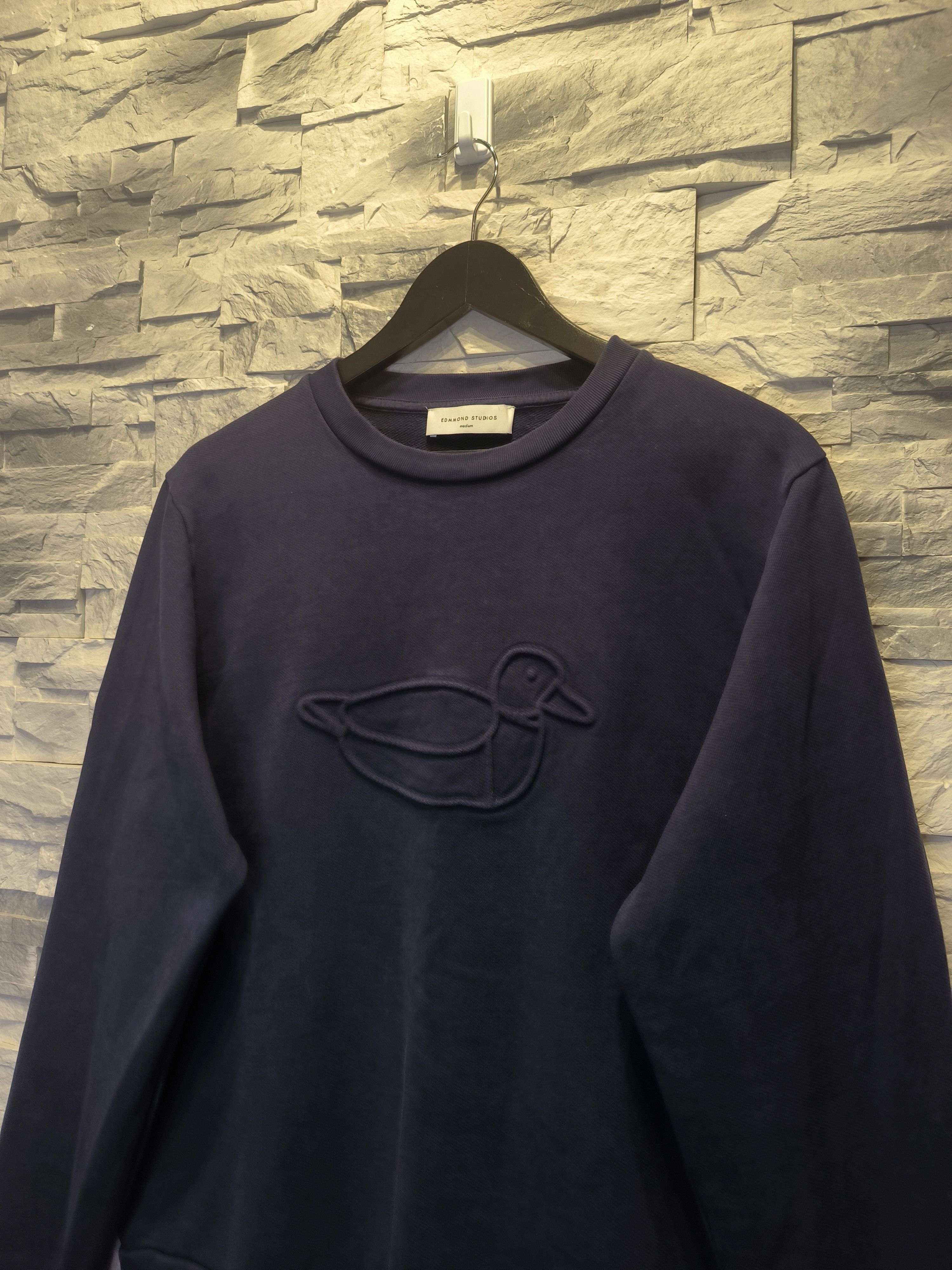 Other Edmmond Studios Duck Sweatshirt Crewneck Navy Size US M / EU 48-50 / 2 - 2 Thumbnail
