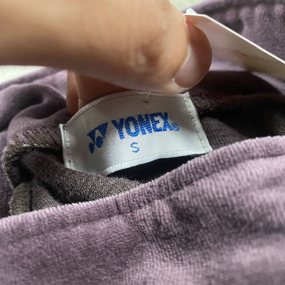 Japanese Brand × Vintage y2k Yonex Japan Velvet Zip Up Sweater Jacket Size S / US 4 / IT 40 - 6 Thumbnail